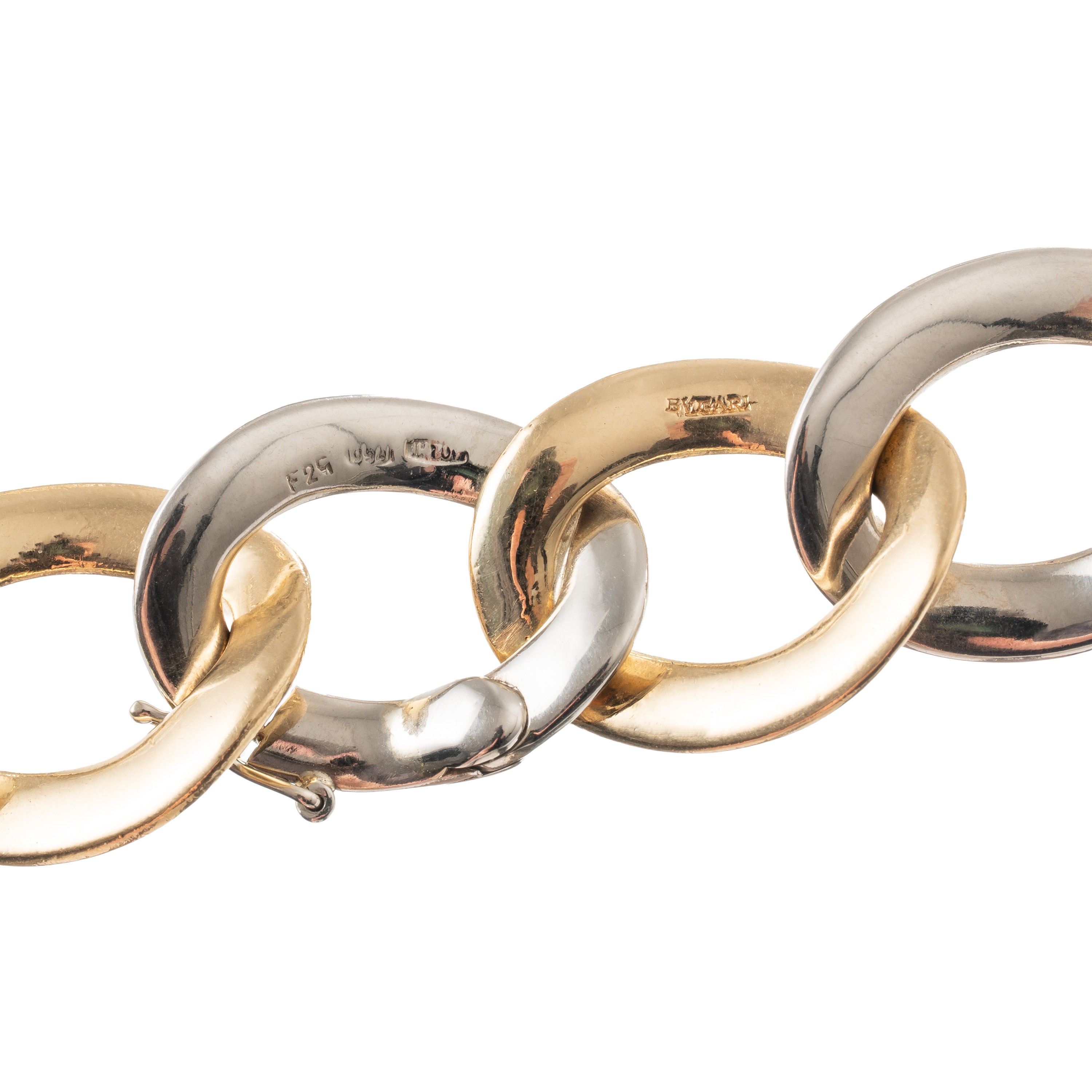 Bulgari - Collana in oro bianco e giallo 18 kt