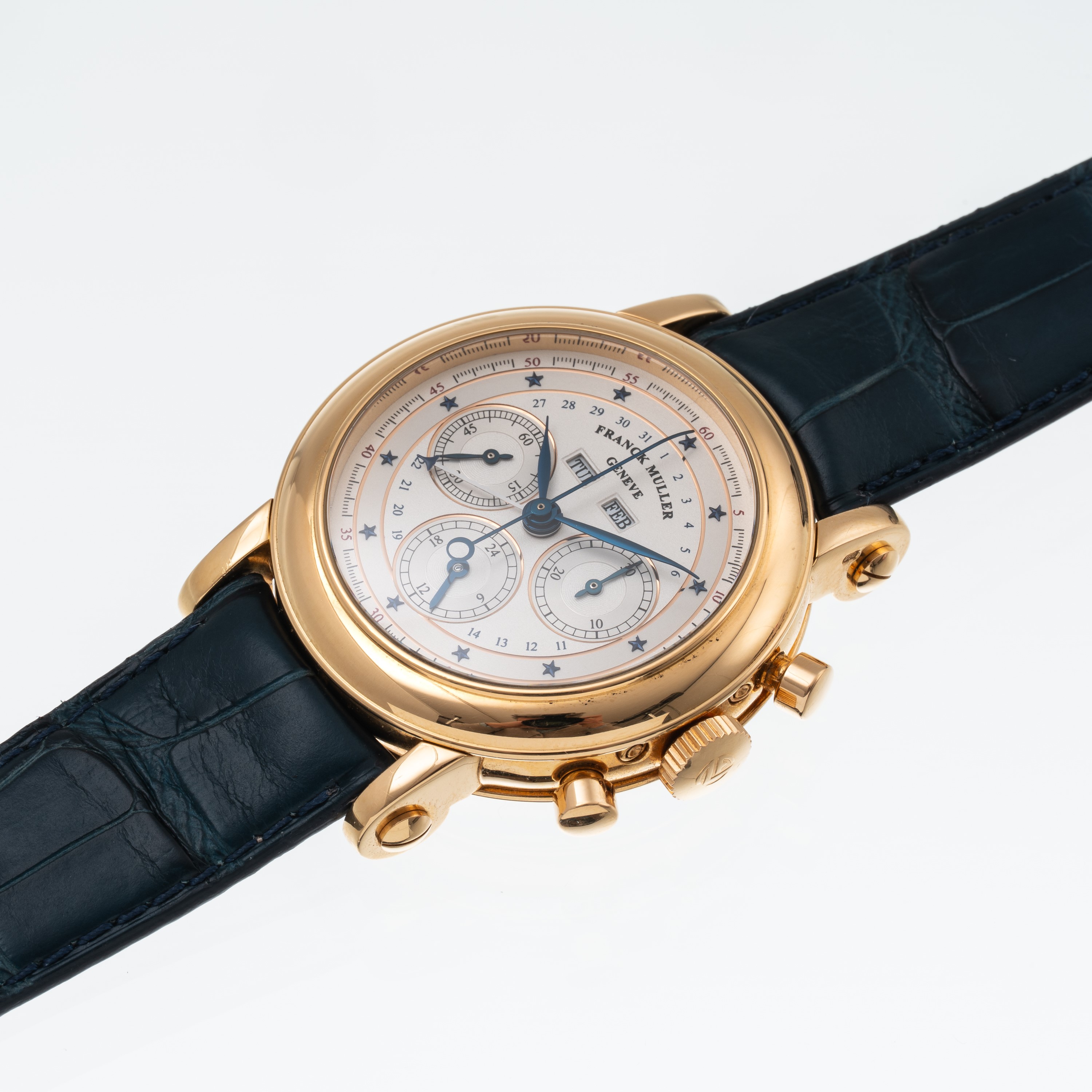 Franck Muller - Master Calendar Chronograph 7000 CC Mc — cronografo calendario annuale in oro gia...