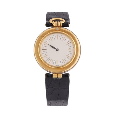 Philosophique, orologio solo tempo a carica manuale in oro bianco e giallo 18 kt