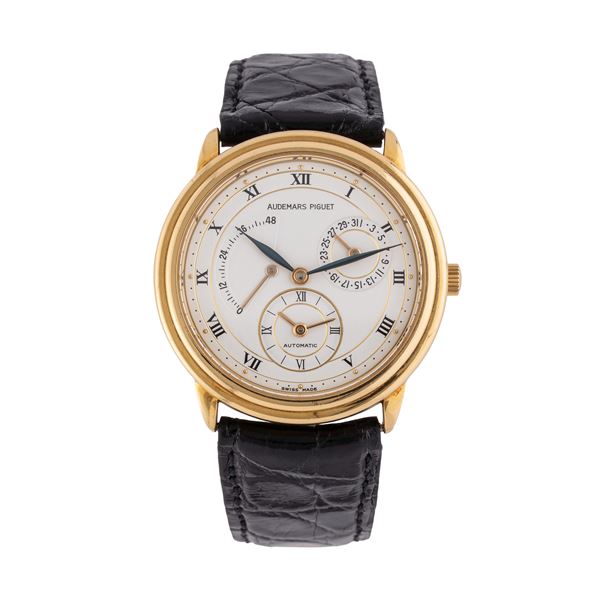 AUDEMARS PIGUET - AUDEMARS PIGUET - DUAL TIME OROLOGIO A CARICA AUTMATICA DUAL TIME CON DATARIO E RISERVA DI CARICA IN ORO GIALLO 18 KT E QUADRANTE BIANCO