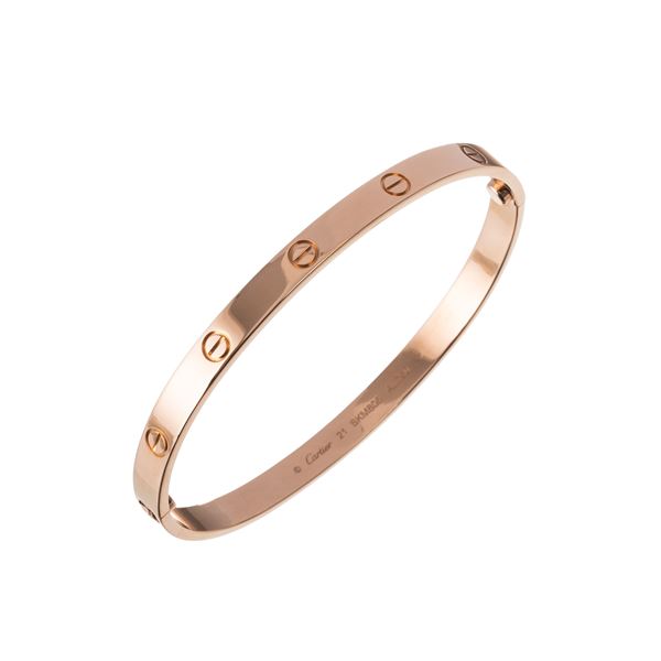 CARTIER - CARTIER - LOVE BRACCIALE IN ORO ROSA 18 KT
