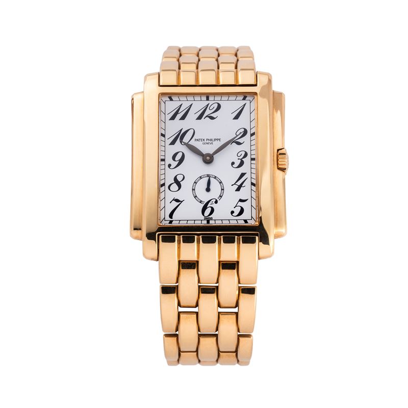 Patek Philippe - Gondolo 5024/1, orologio solo tempo a carica manuale in oro giallo 18 kt