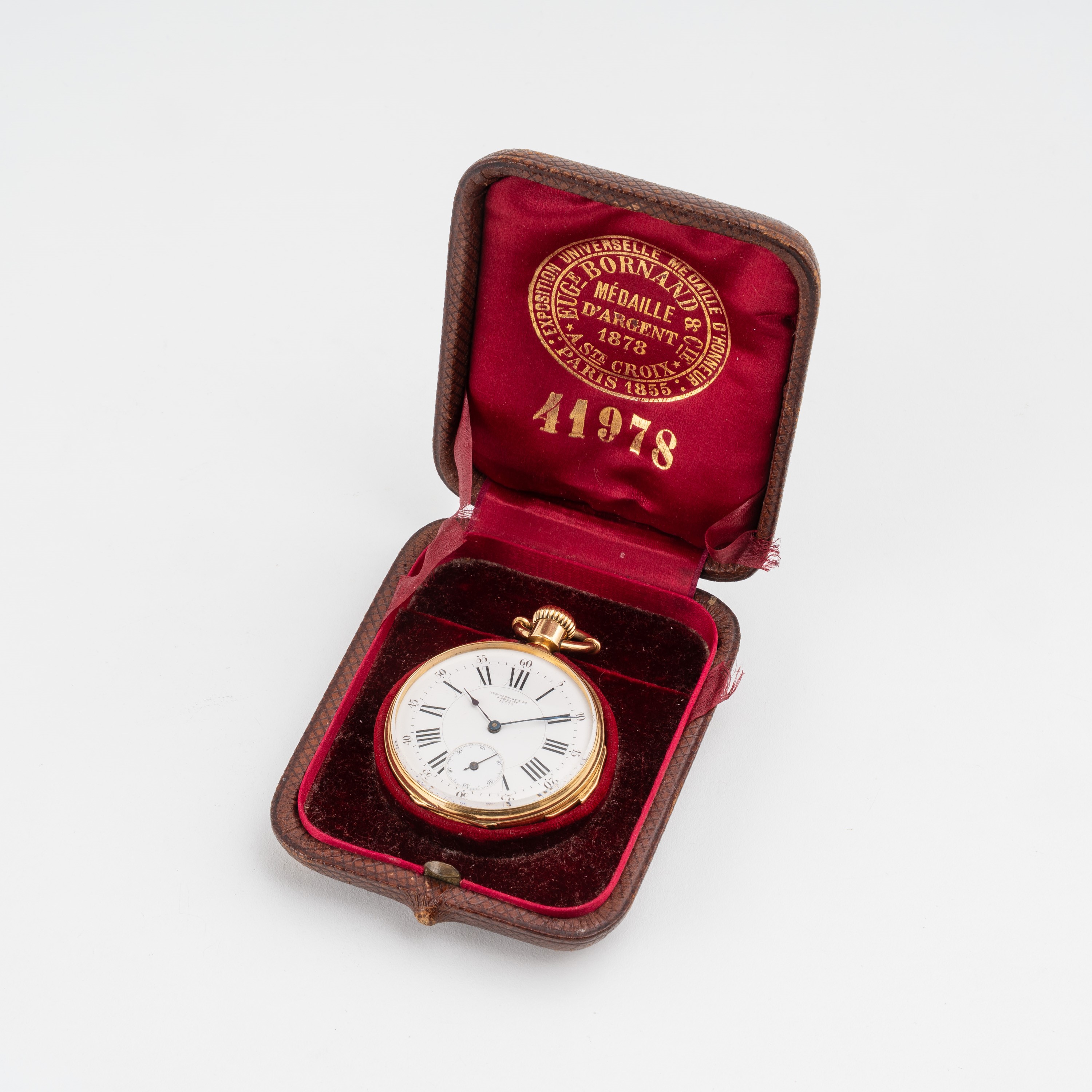 Eugene Bornand & Cie - Orologio da tasca ripetizione quarti a carica manuale in oro giallo 18 kt ...