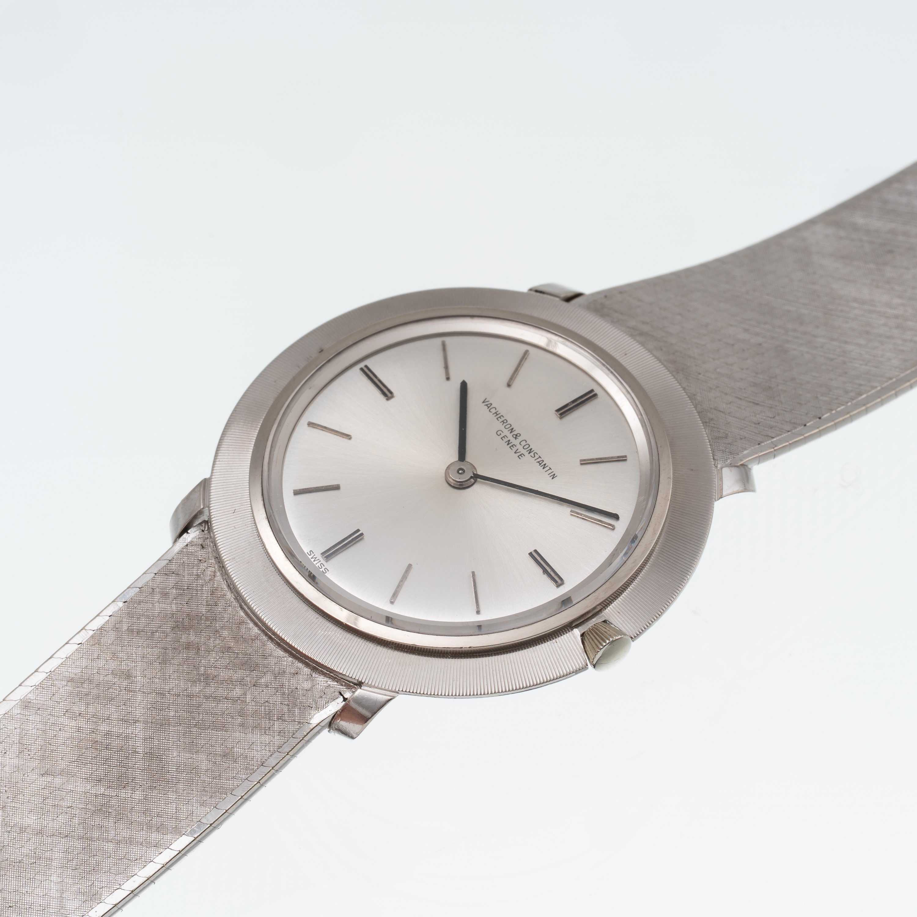 Vacheron Constantin - Discovolante, orologio da polso solo tempo in oro bianco 18 kt (circa 1970)...