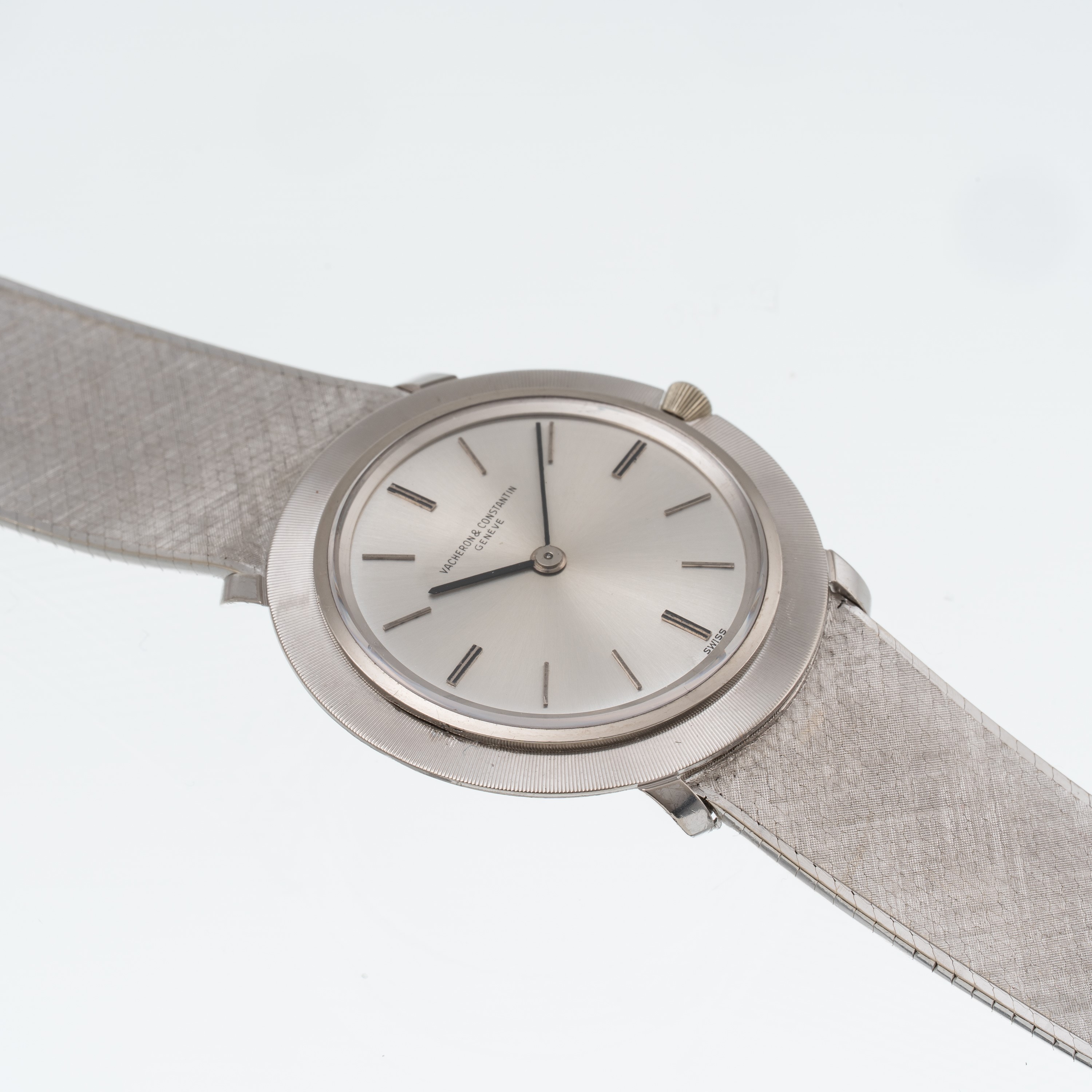 Vacheron Constantin - Discovolante, orologio da polso solo tempo in oro bianco 18 kt (circa 1970)...