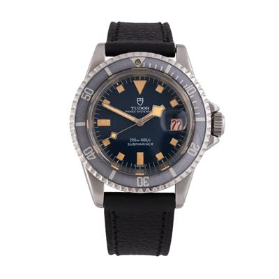 Submariner 7021/0, orologio solo tempo automatico in acciaio con quadrante blu