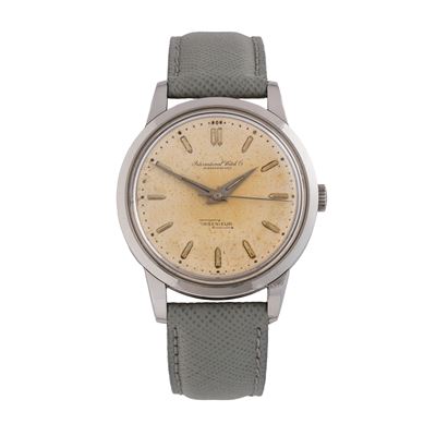 Ingenieur 666, orologio solo tempo automatico in acciaio con quadrante crema