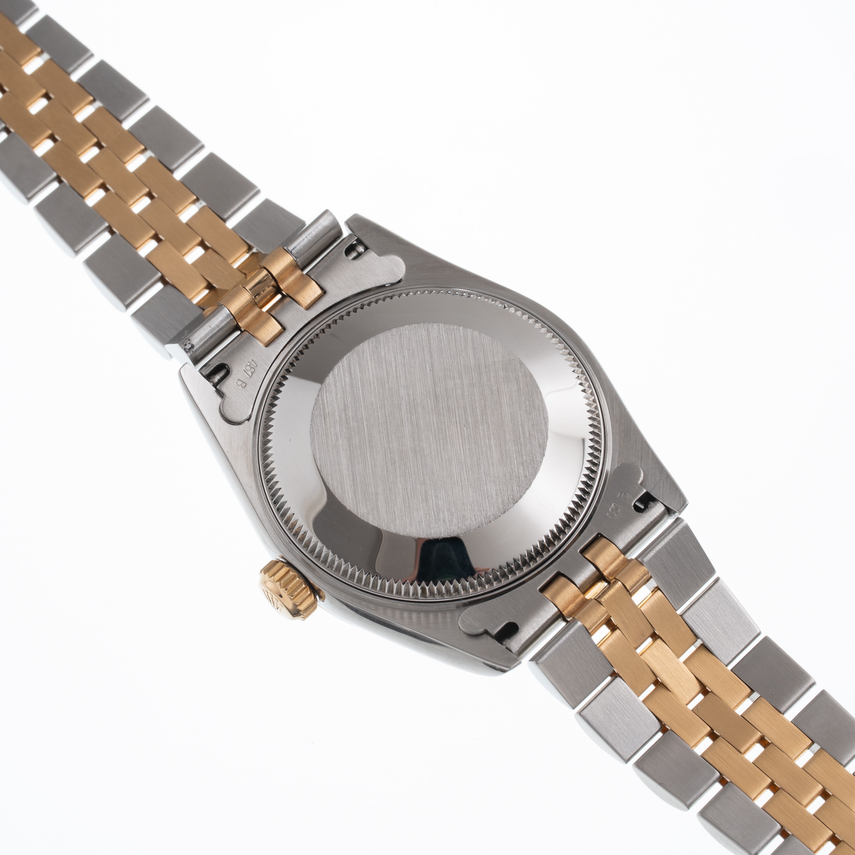 Rolex - Oyster Perpetual 67483 (solo tempo) in acciaio e oro giallo 18 kt, quadrante argenté