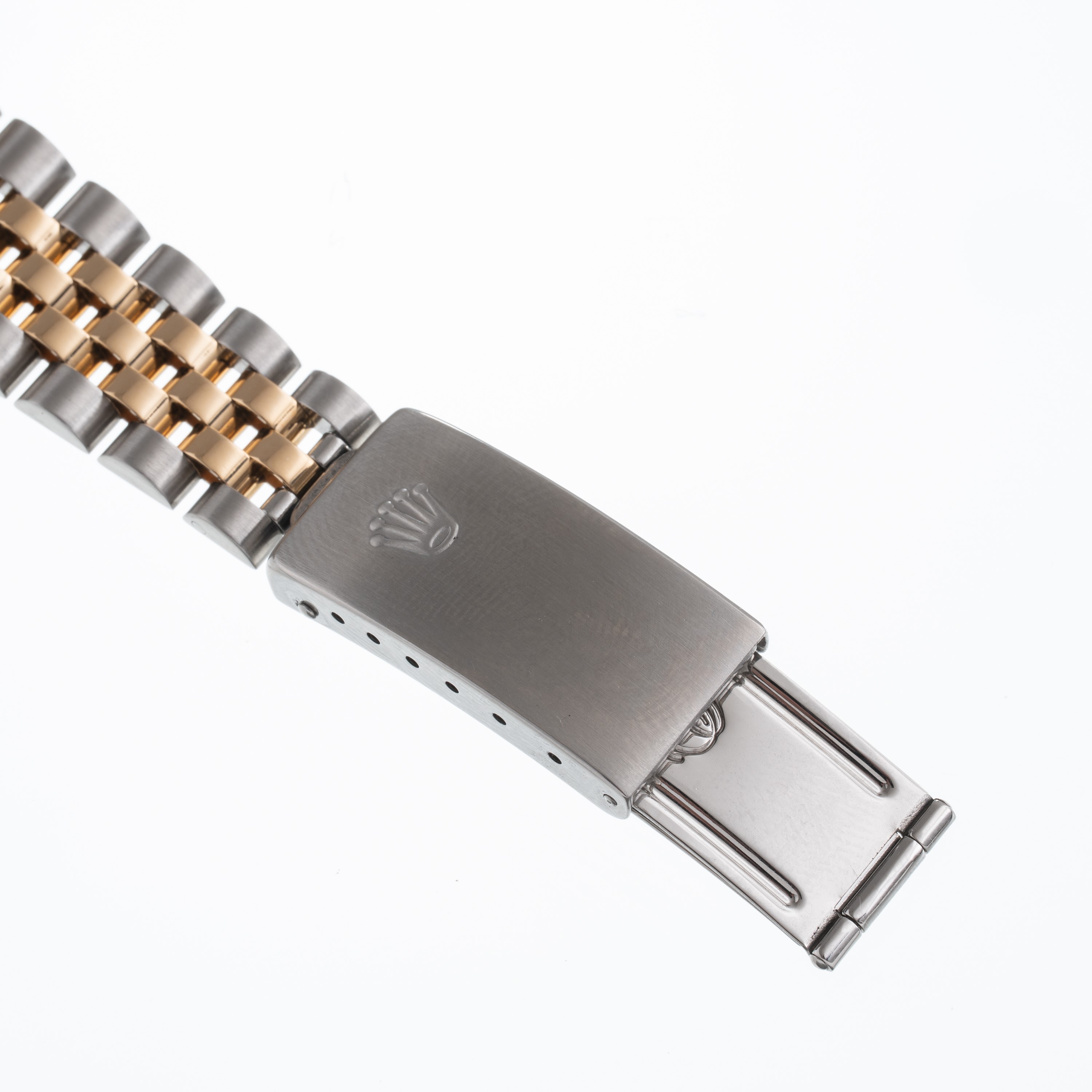 Rolex - Oyster Perpetual 67483 (solo tempo) in acciaio e oro giallo 18 kt, quadrante argenté