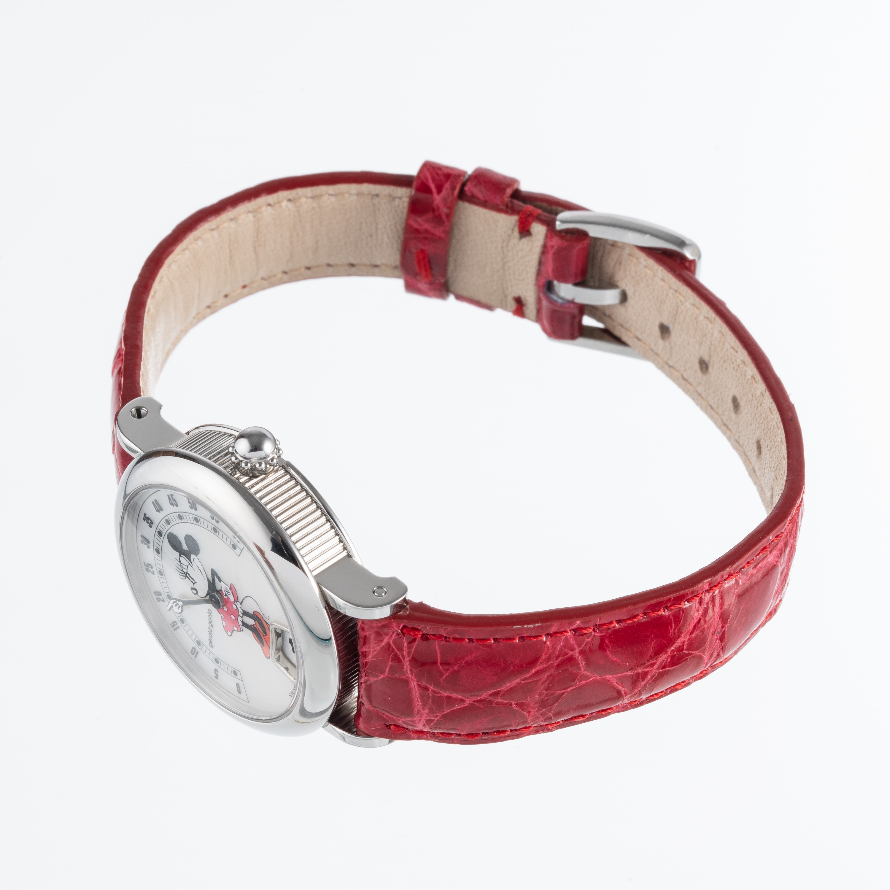 Gerald Genta - Retro Fantasy — orologio solo tempo al quarzo con quadrante in madreperla “Minnie”