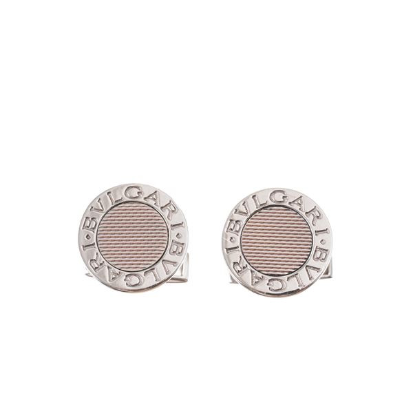 BULGARI - BULGARI - BULGARI BULGARI GEMELLI IN ORO BIANCO 18 KT