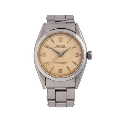 Oyster Perpetual 6580 (solo tempo) – acciaio, quadrante a nido d’ape, carica automatica