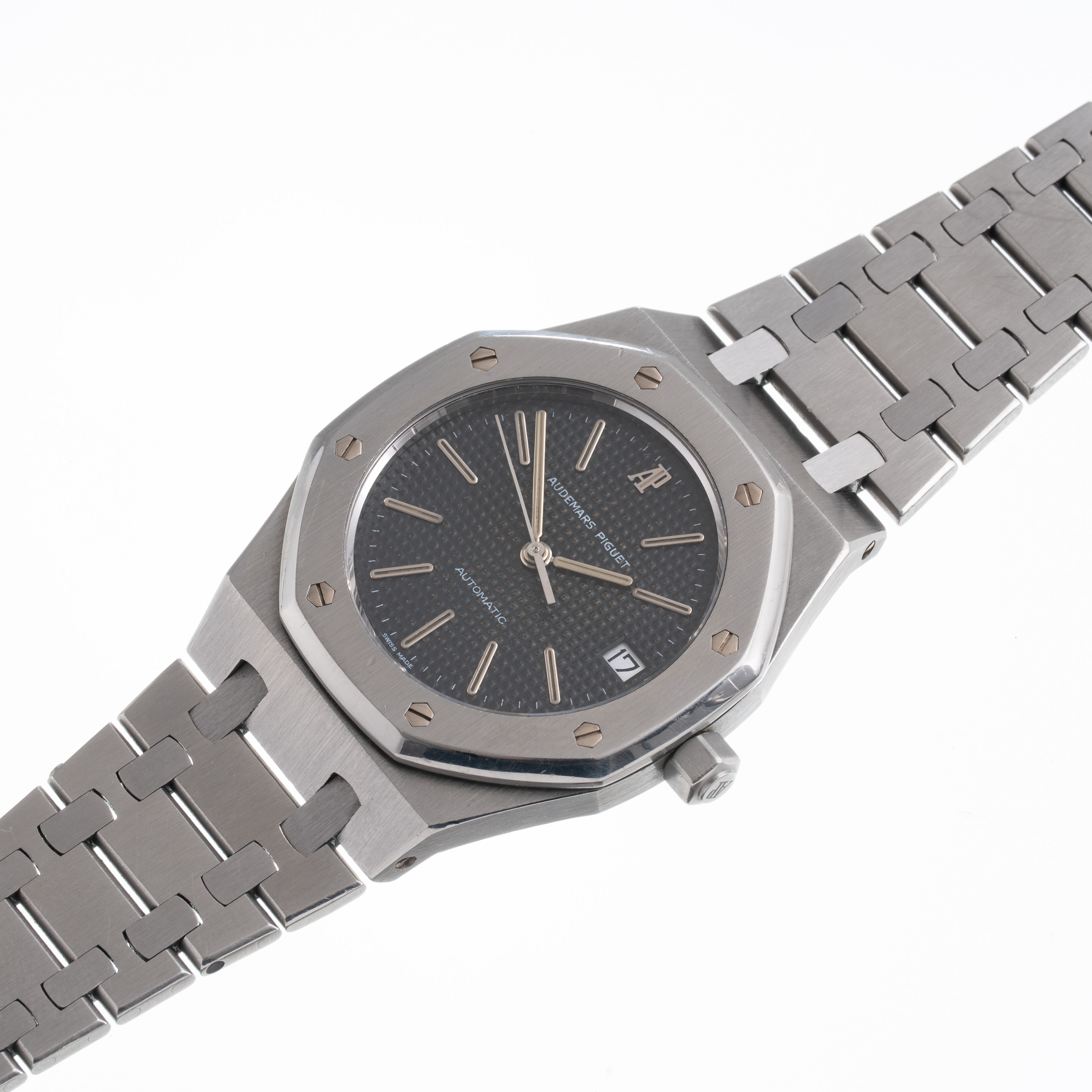Audemars Piguet - Royal Oak 14332ST, orologio solo tempo automatico in acciaio con quadrante nero