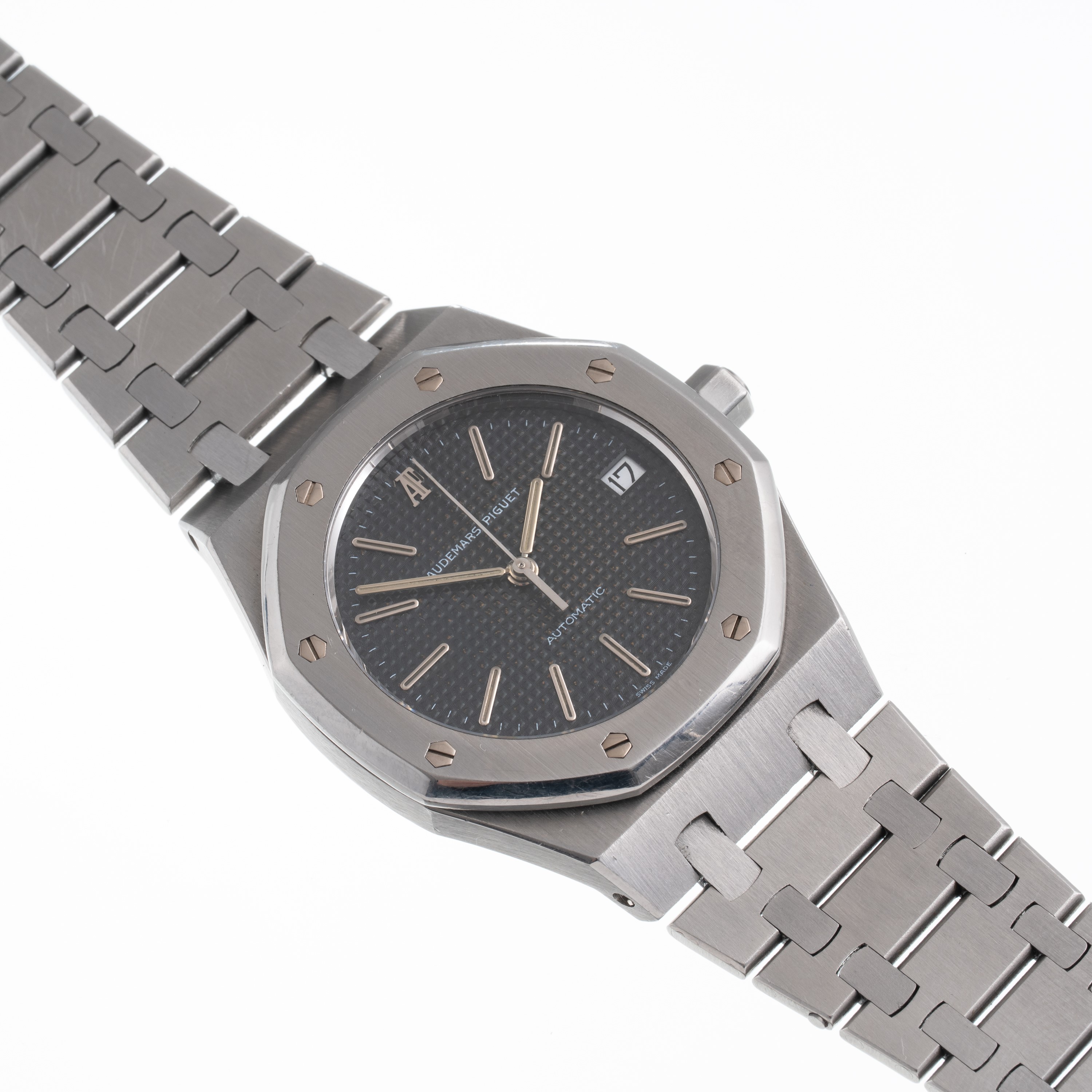 Audemars Piguet - Royal Oak 14332ST, orologio solo tempo automatico in acciaio con quadrante nero