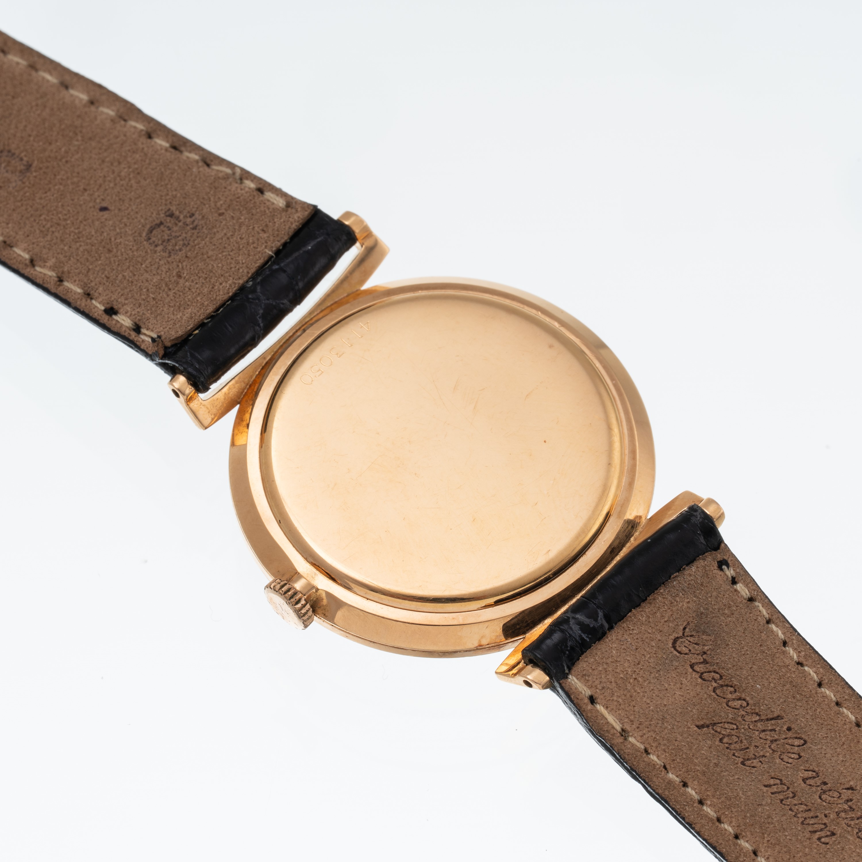 Eterna - Orologio da polso Solo Tempo a carica manuale in oro rosa 18 kt con quadrante bianco