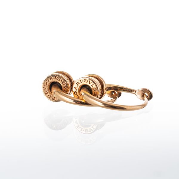 BULGARI - BULGARI - BULGARI BULGARI ORECCHINI IN ORO ROSA 18 KT