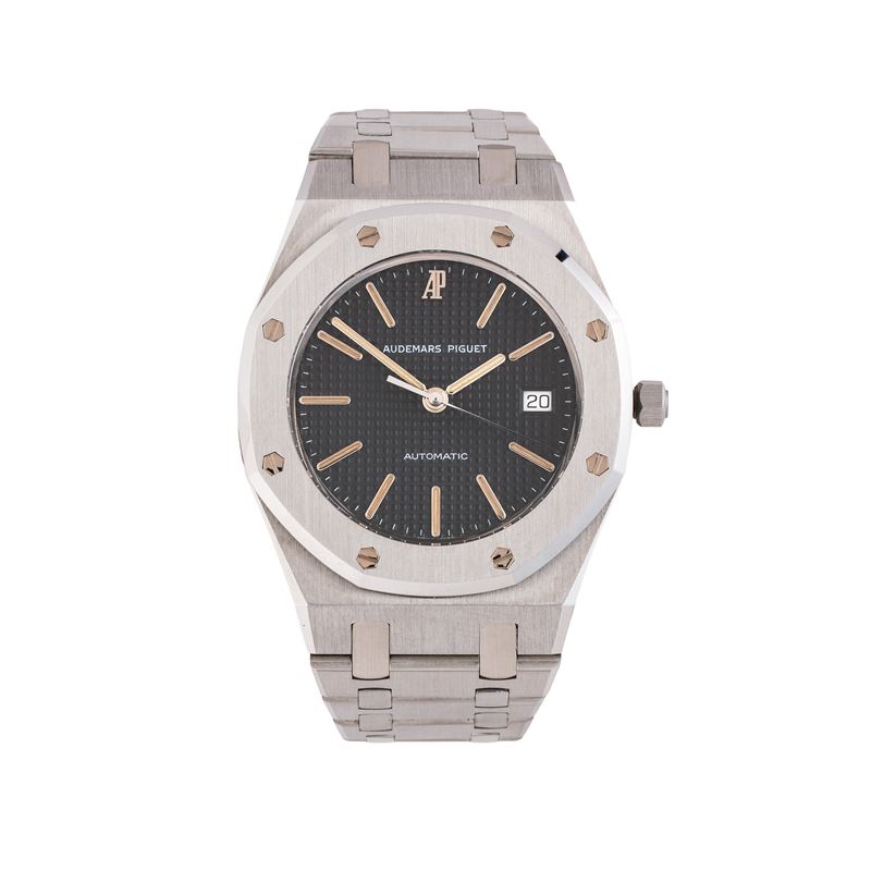 Audemars Piguet - Royal Oak 14486ST, orologio solo tempo automatico in acciaio con quadrante nero