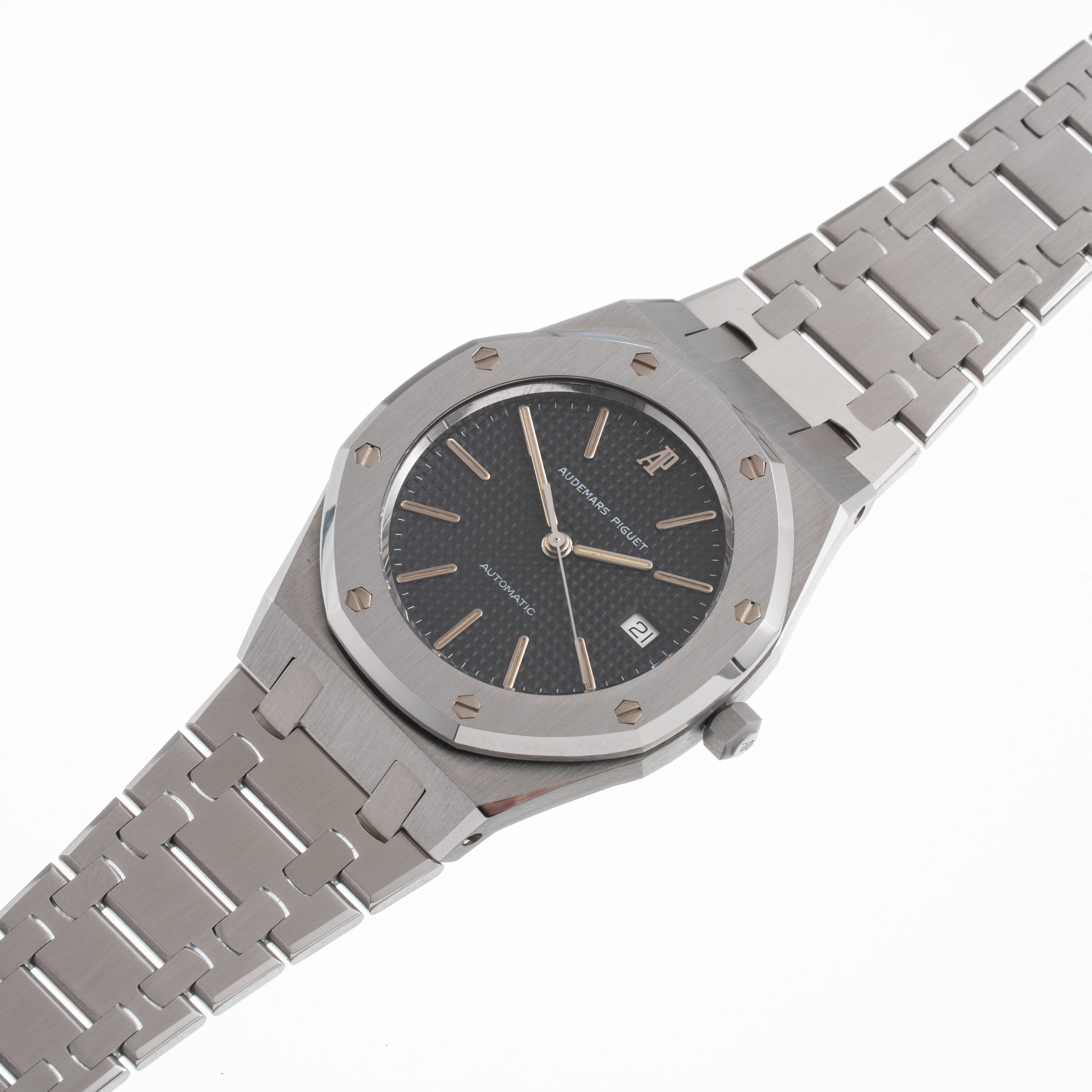 Audemars Piguet - Royal Oak 14486ST, orologio solo tempo automatico in acciaio con quadrante nero