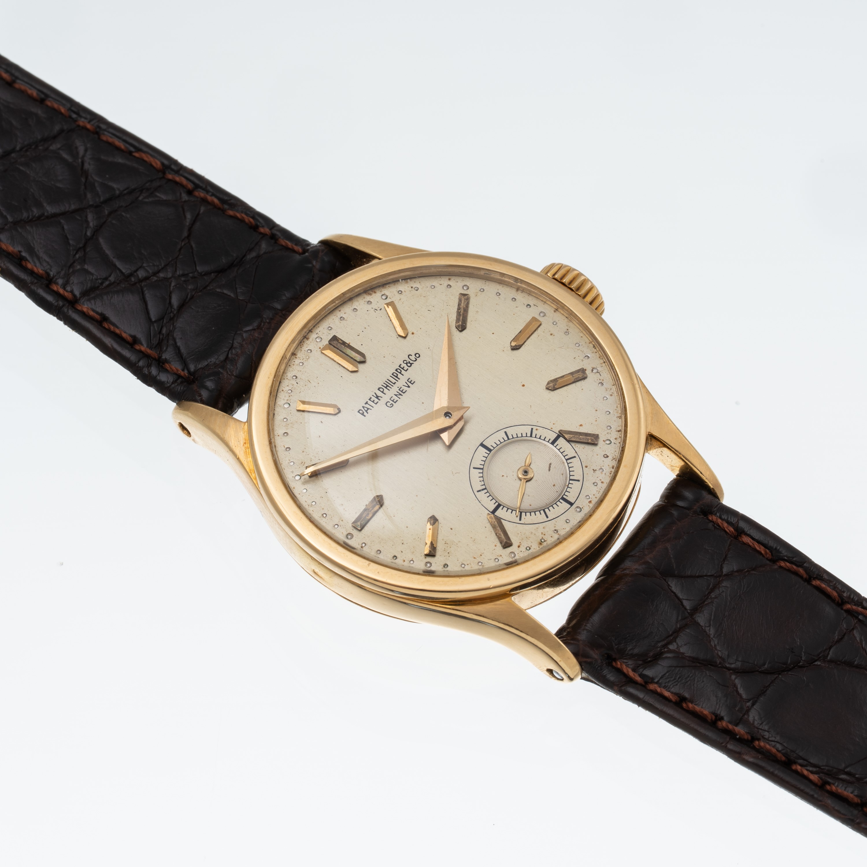 Patek Philippe - Calatrava 96 — orologio solo tempo a carica manuale in oro giallo 18 kt