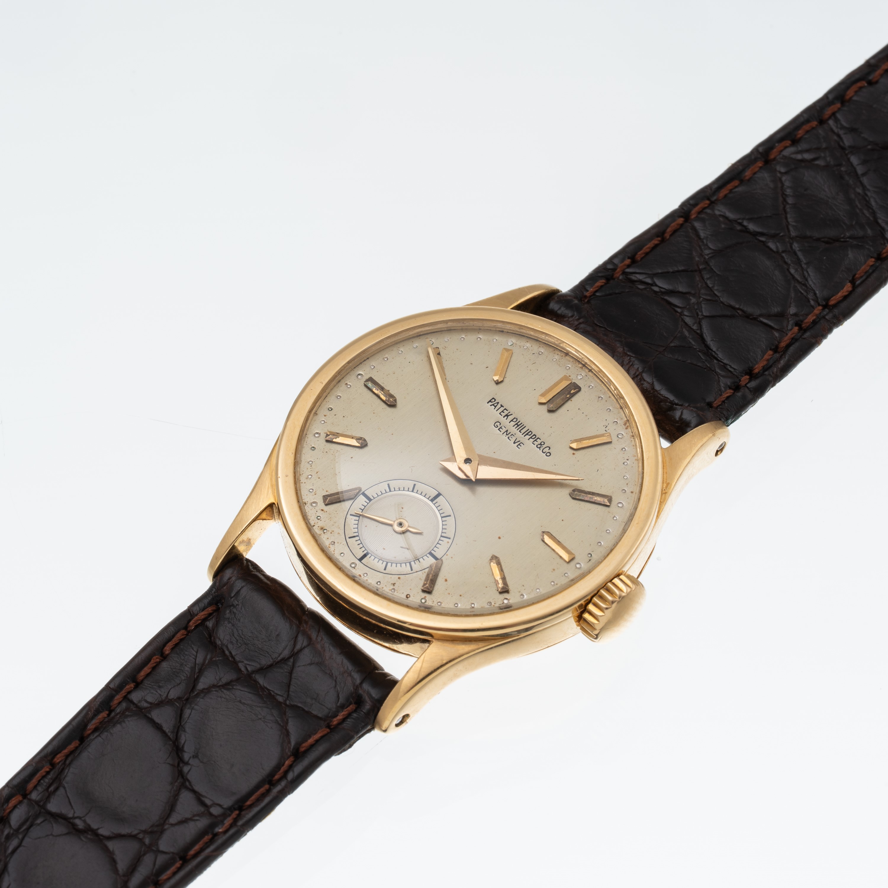 Patek Philippe - Calatrava 96 — orologio solo tempo a carica manuale in oro giallo 18 kt