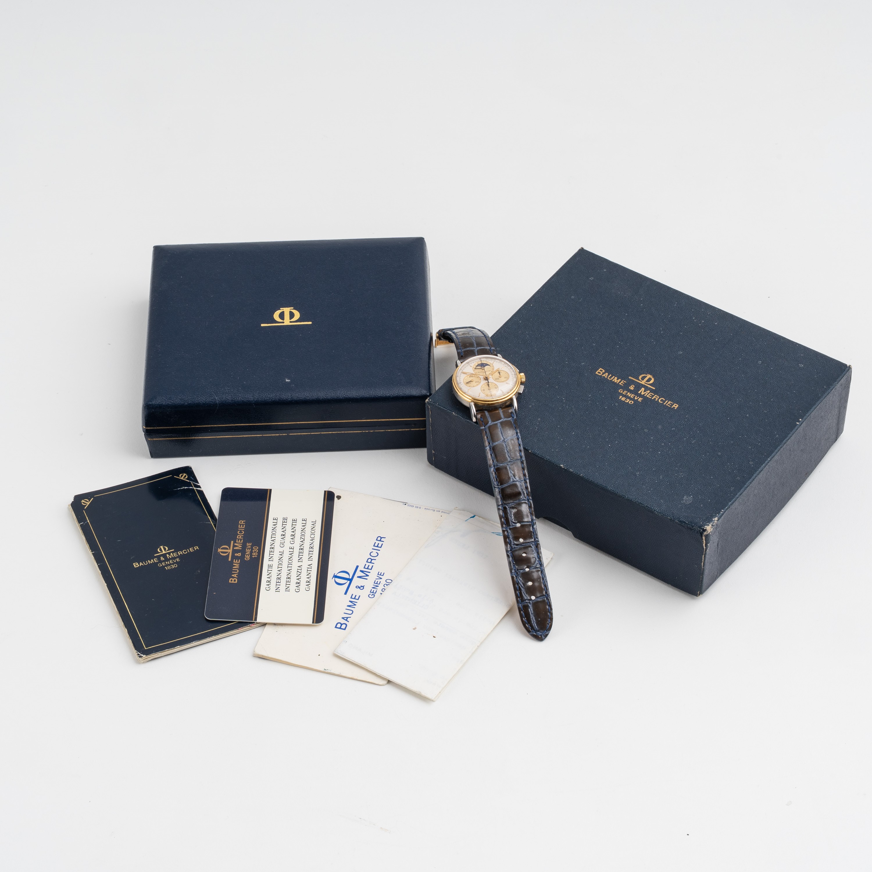Baume Et Mercier - Baume & Mercier, Chronograph 6102.099 cronografo a carica manuale in acciaio e...