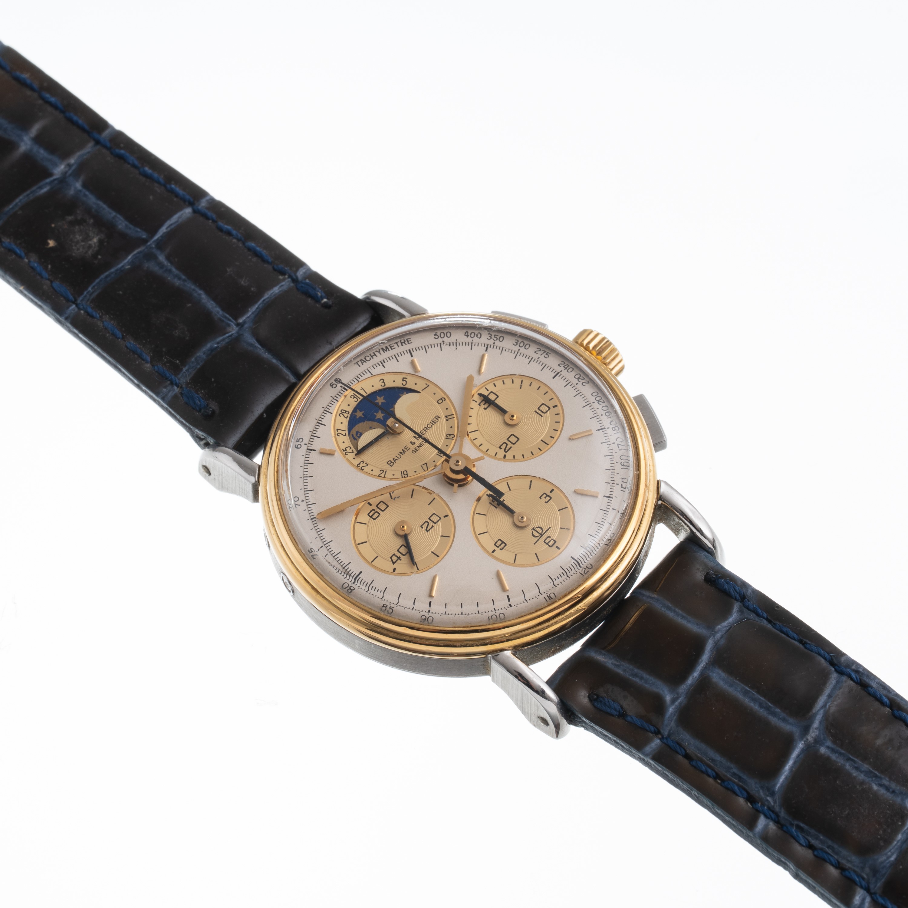 Baume Et Mercier - Baume & Mercier, Chronograph 6102.099 cronografo a carica manuale in acciaio e...