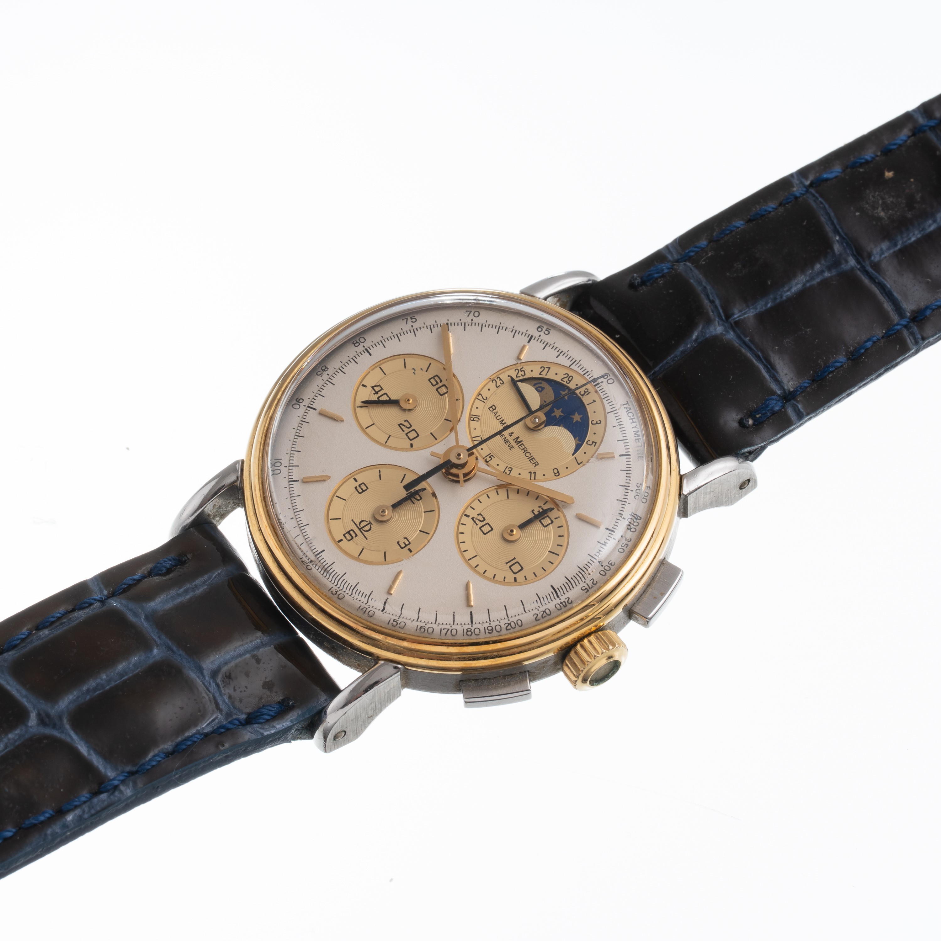 Baume Et Mercier - Baume & Mercier, Chronograph 6102.099 cronografo a carica manuale in acciaio e...