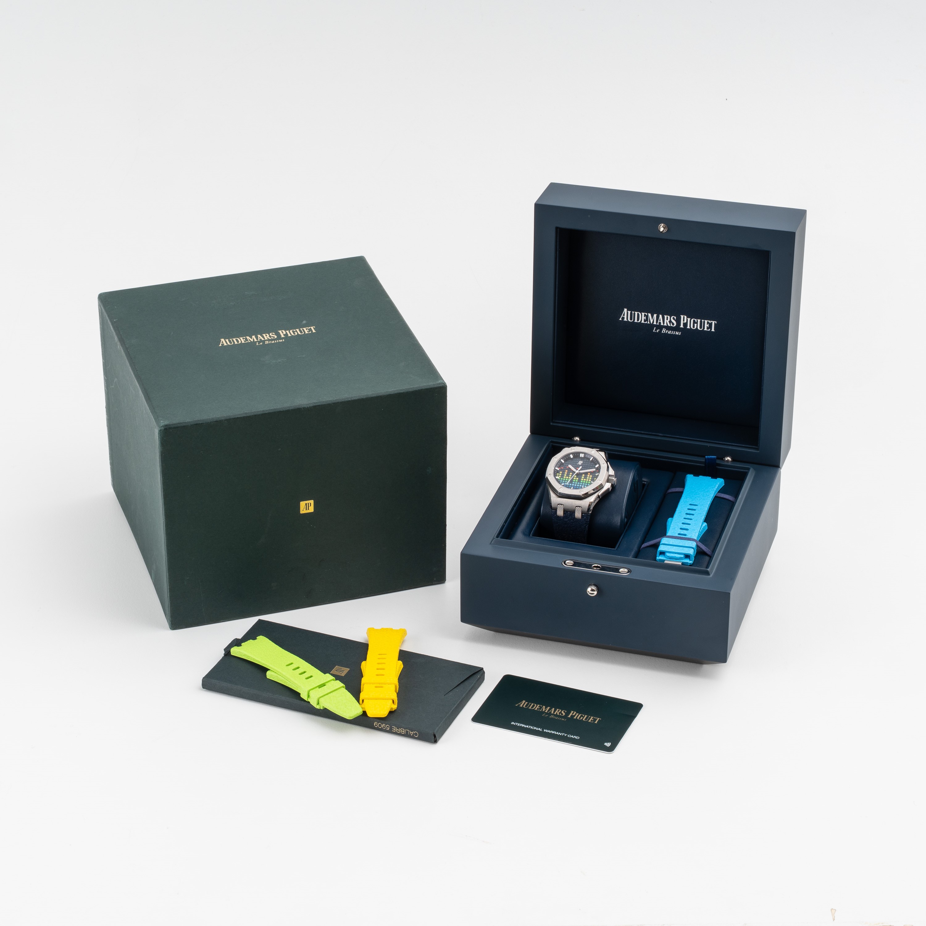 Audemars Piguet - Royal Oak Offshore Music oro, orologio solo tempo a carica automatica in titani...