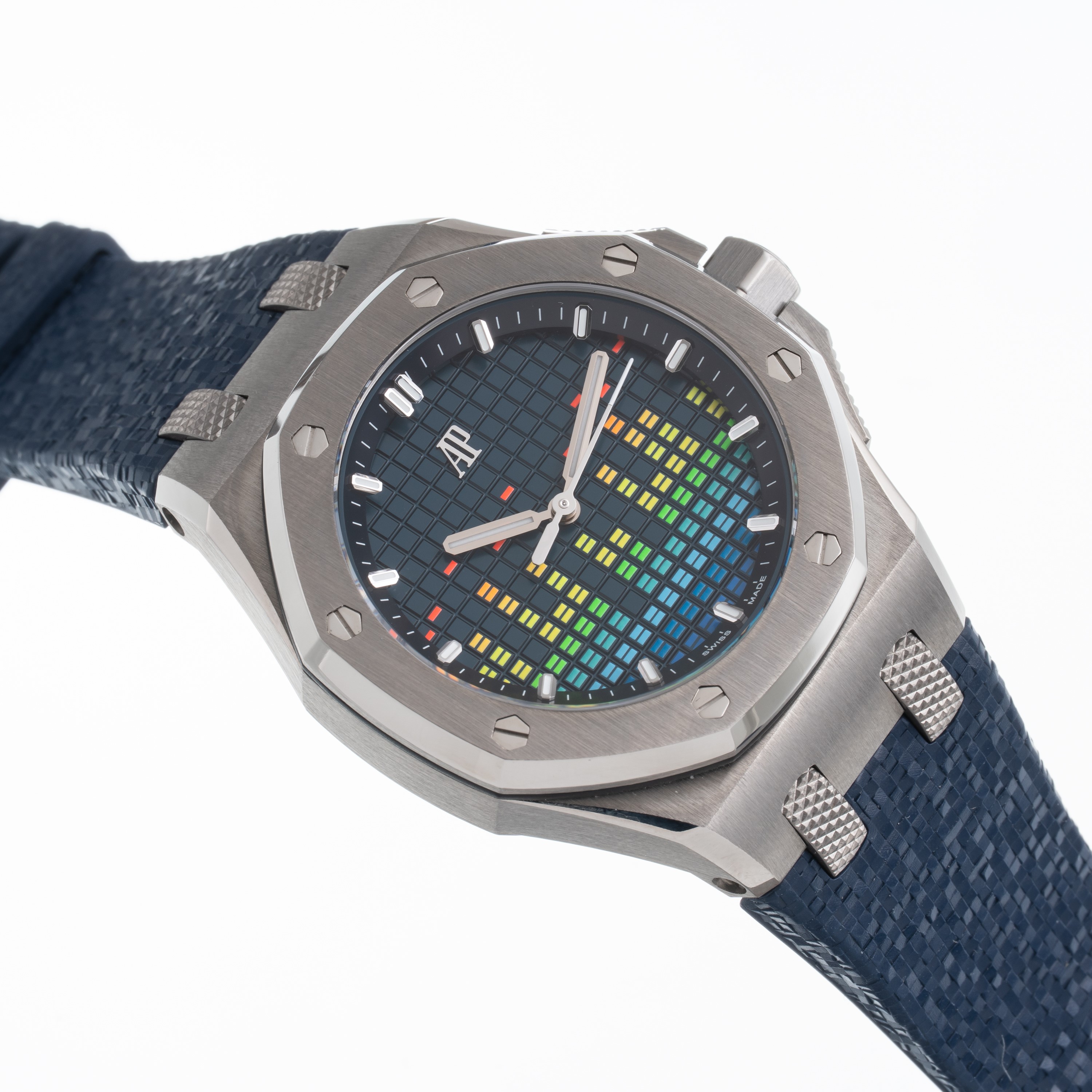 Audemars Piguet - Royal Oak Offshore Music oro, orologio solo tempo a carica automatica in titani...