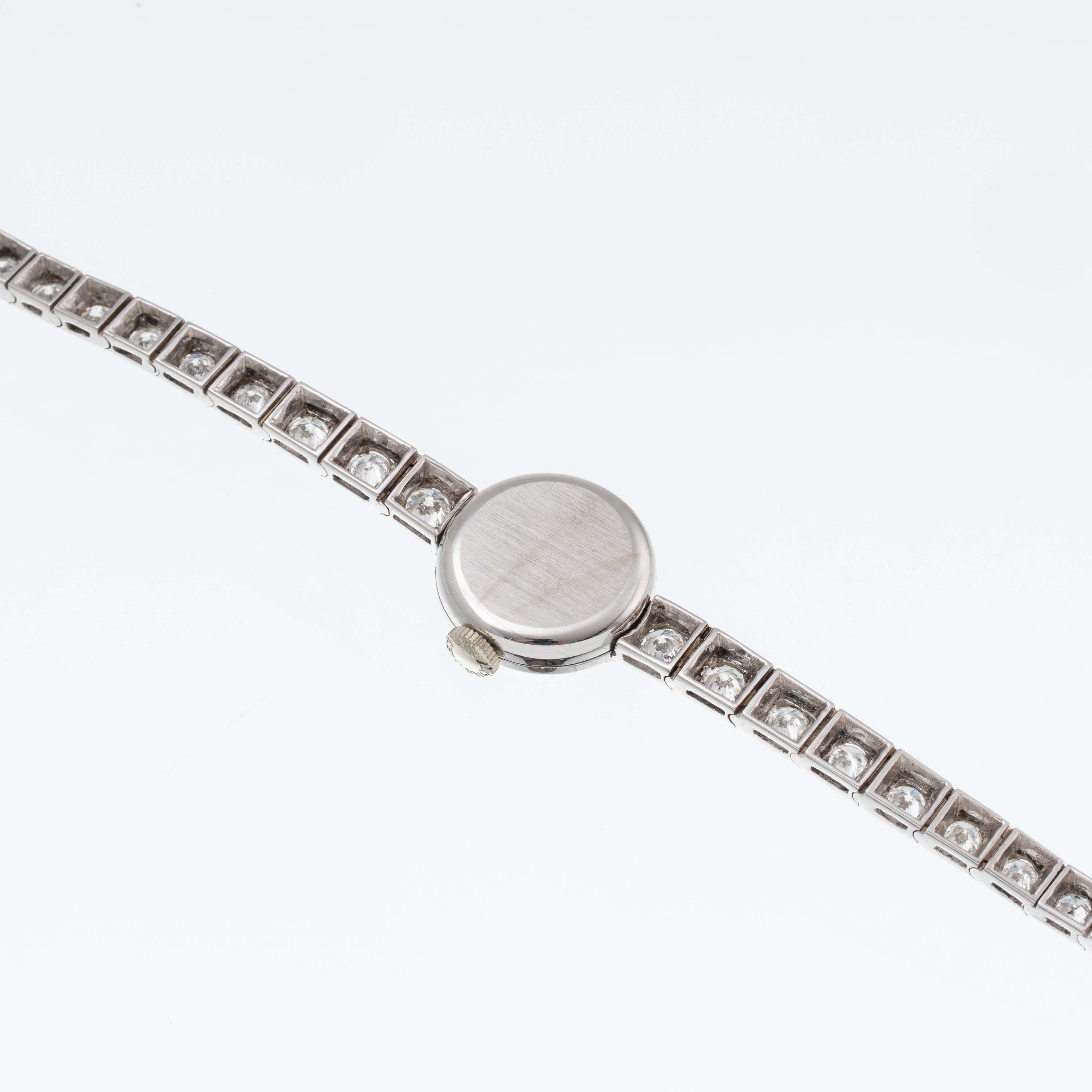 Longines - Orologio Cocktail in oro bianco 18 kt con diamanti, carica manuale