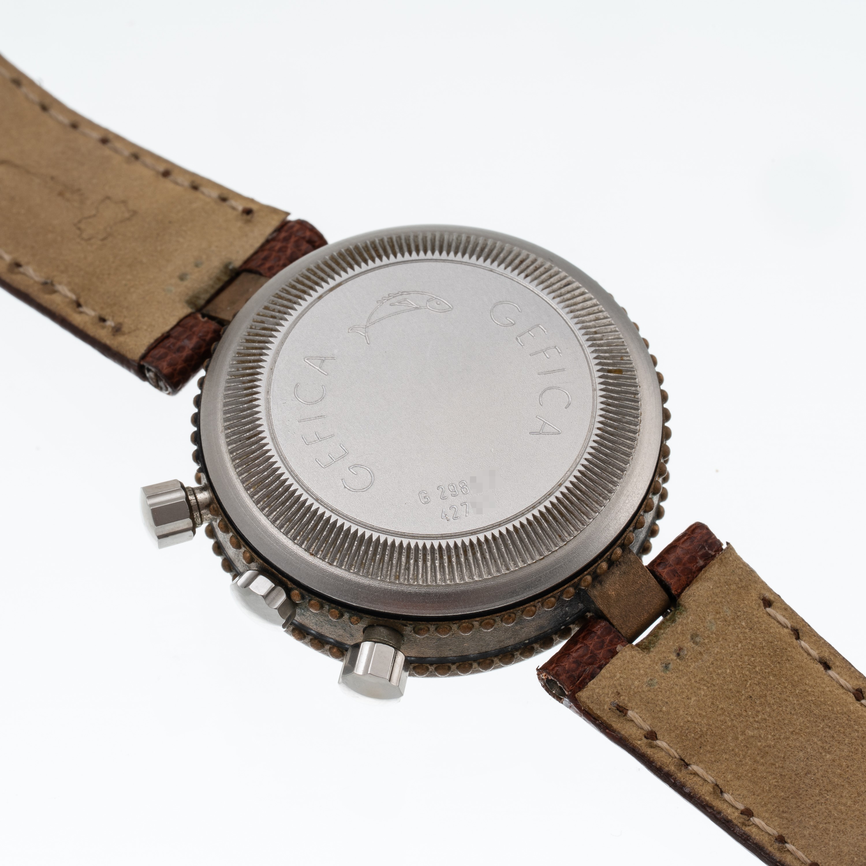 Gerald Genta - Gefica Chrono, cronografo automatico in bronzo con quadrante ardesia