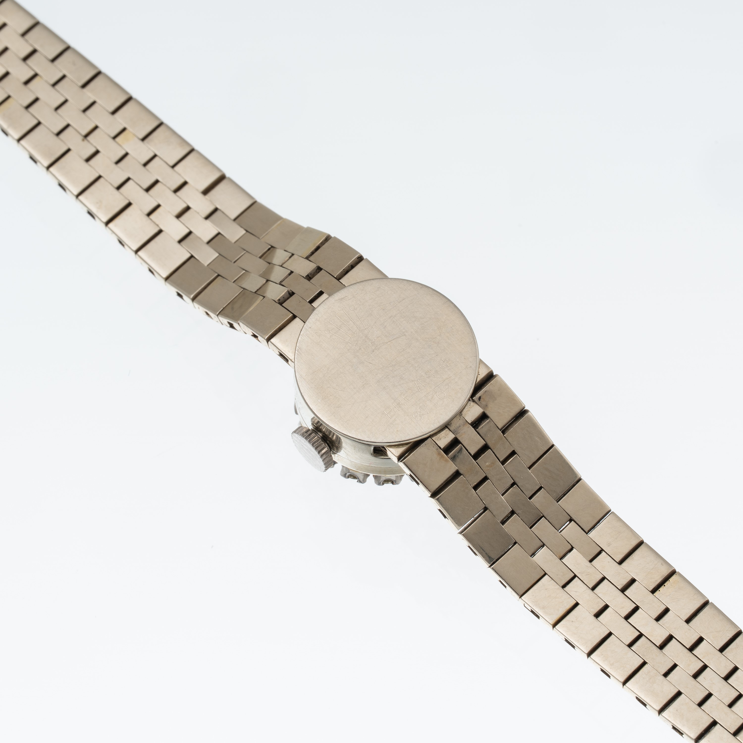 Rolex - Lady Precision (Ref. 8963) - orologio solo tempo a carica manuale in oro bianco 18 kt con...