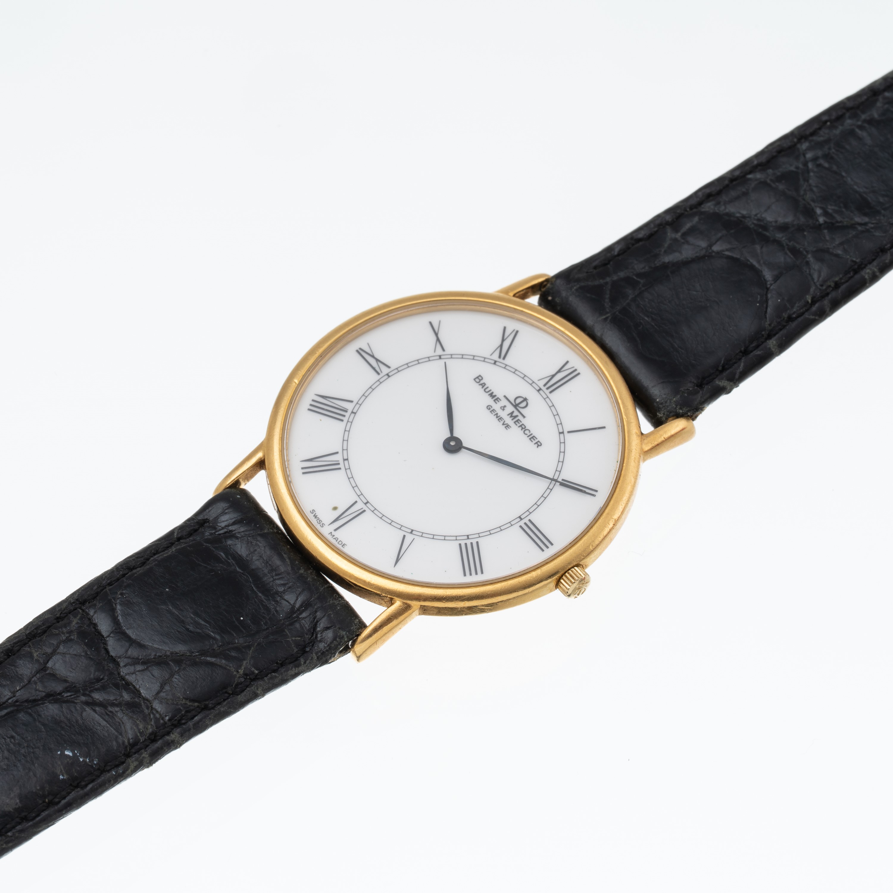 Baume Et Mercier - Baume & Mercier, Orologio Solo Tempo al quarzo in oro giallo 18 kt con quadran...
