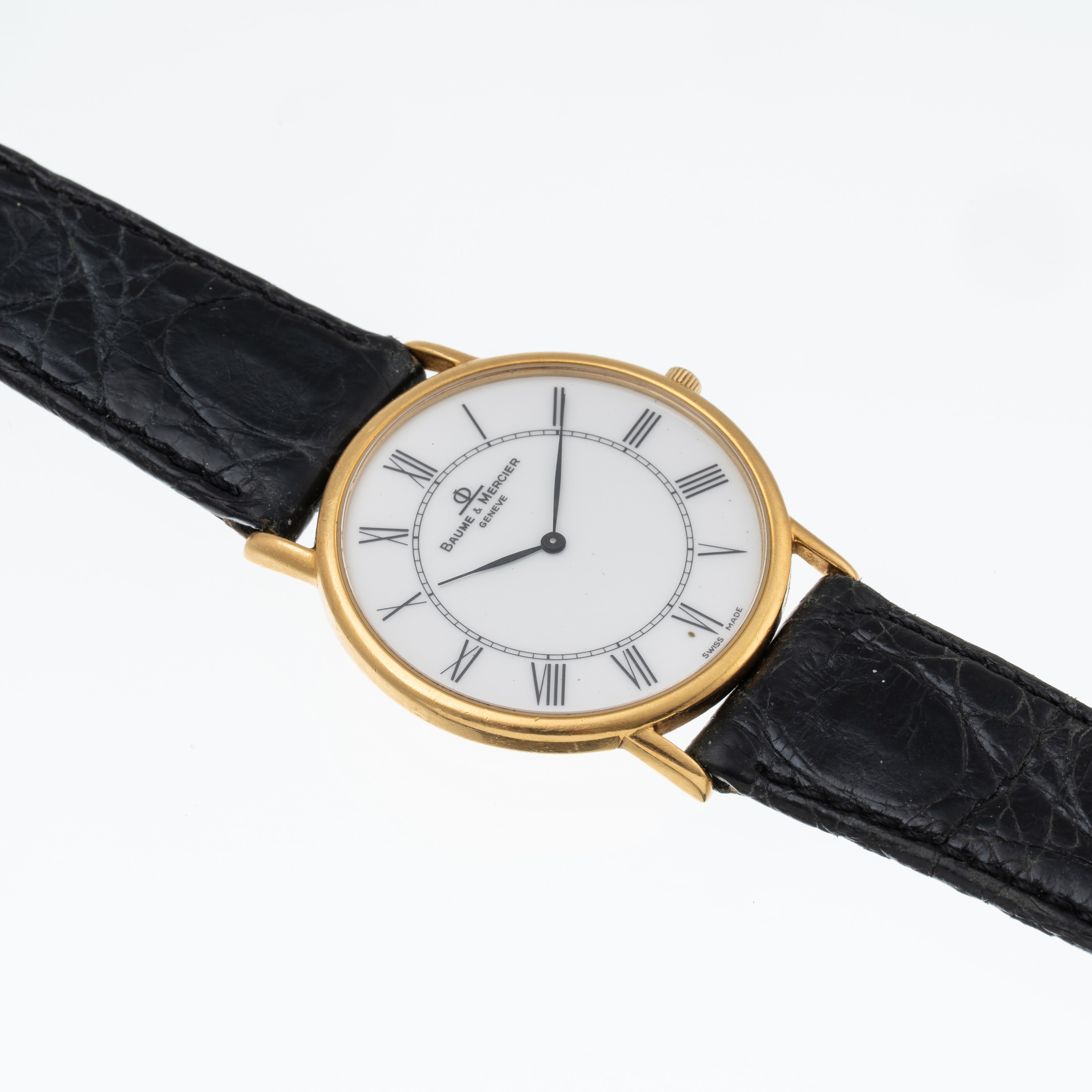 Baume Et Mercier - Baume & Mercier, Orologio Solo Tempo al quarzo in oro giallo 18 kt con quadran...