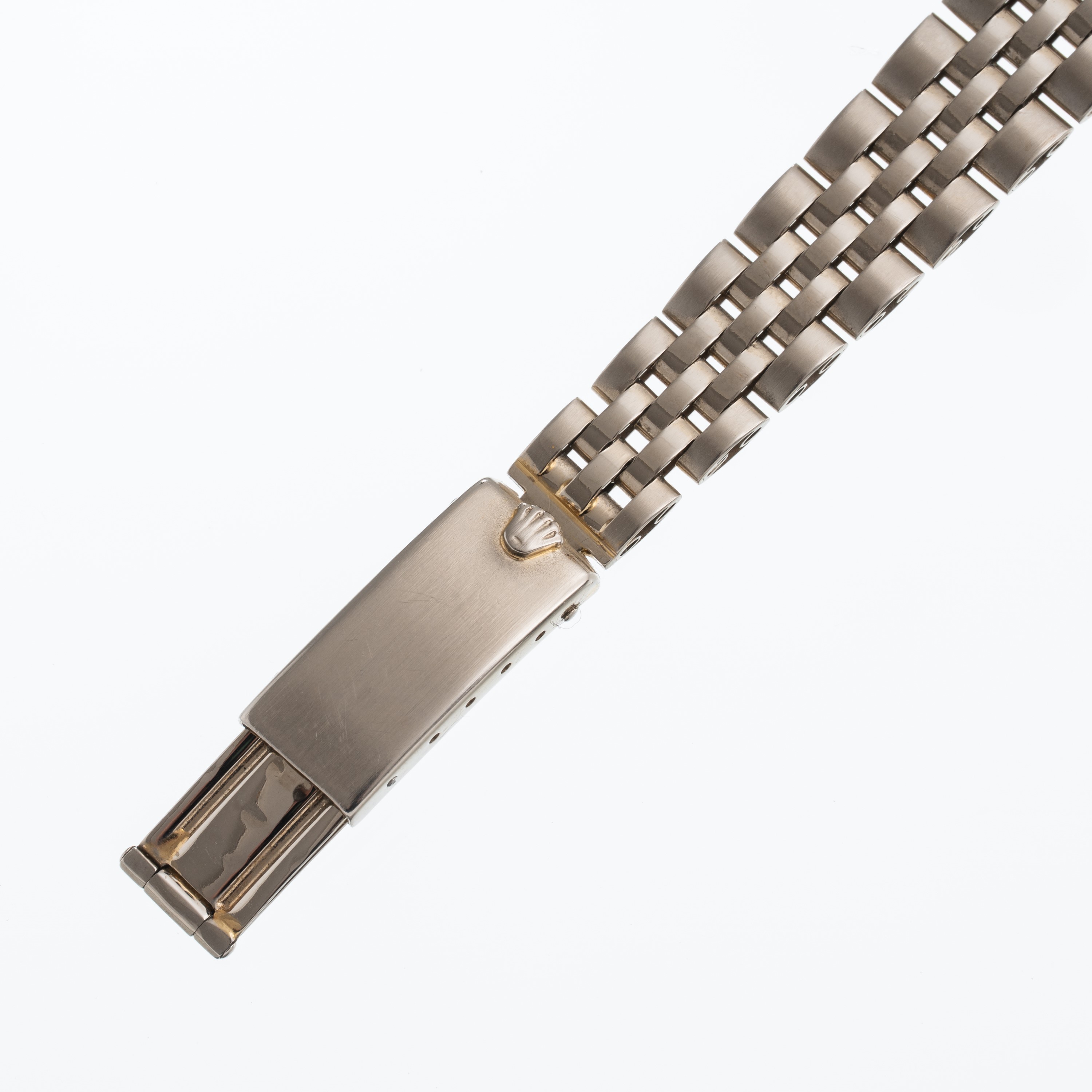 Rolex - Oyster Perpetual Date 6517 (cal. 1130), orologio automatico in oro bianco 18 kt con quadr...