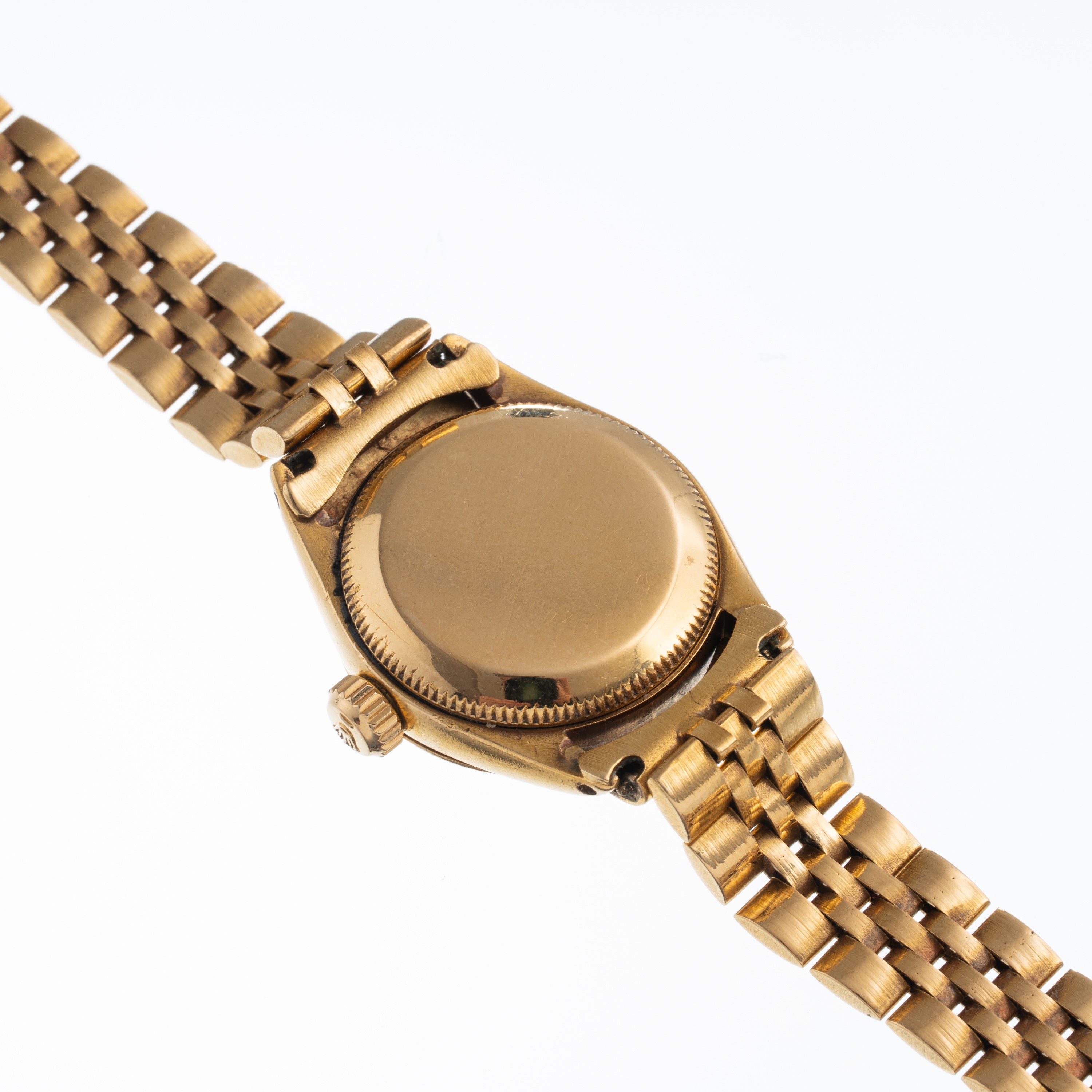 Rolex - Lady Date Just 6517 (1959) — orologio automatico in oro giallo 18 kt con quadrante champa...