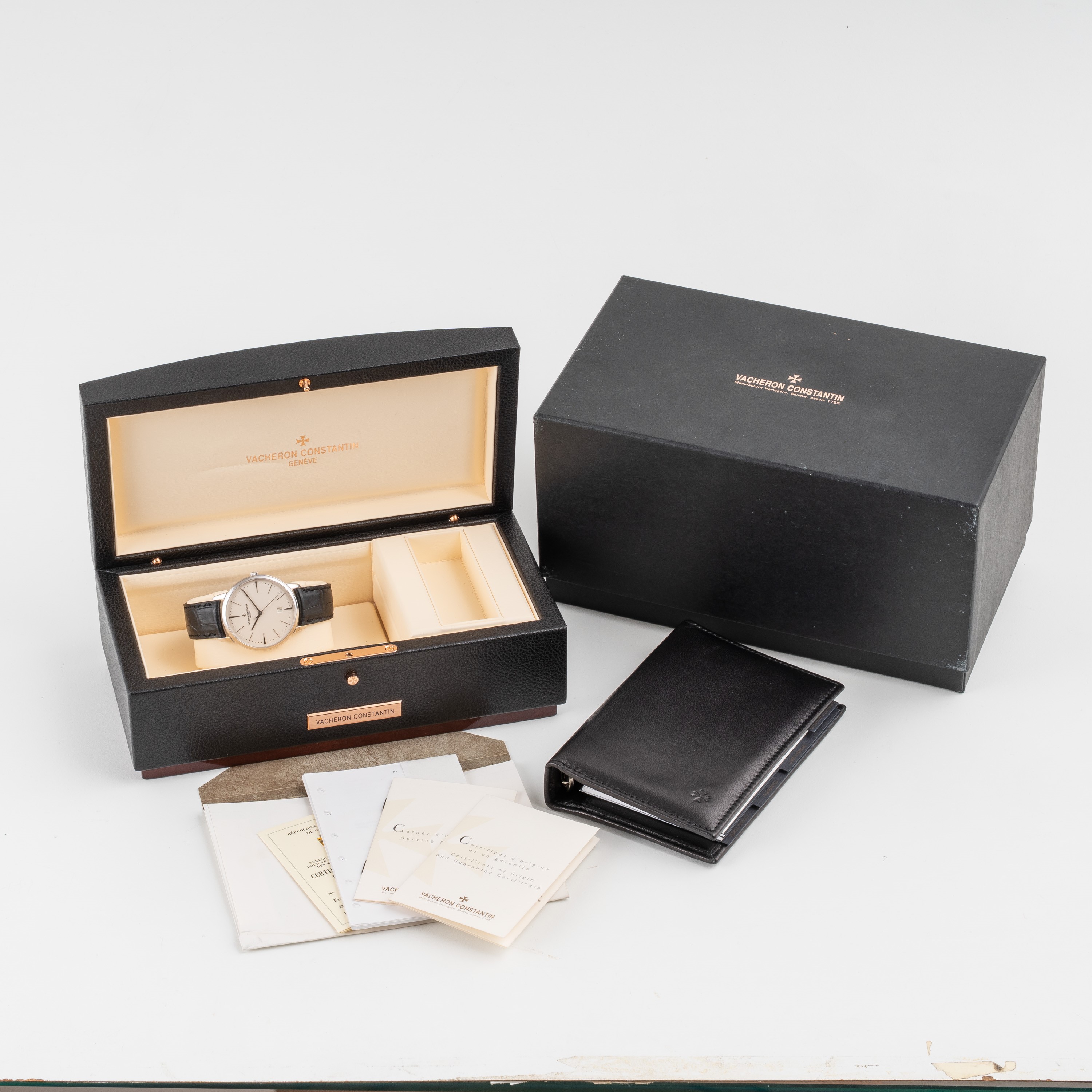 Vacheron Constantin - Patrimony, orologio solo tempo automatico in oro bianco 18 kt con quadrante...