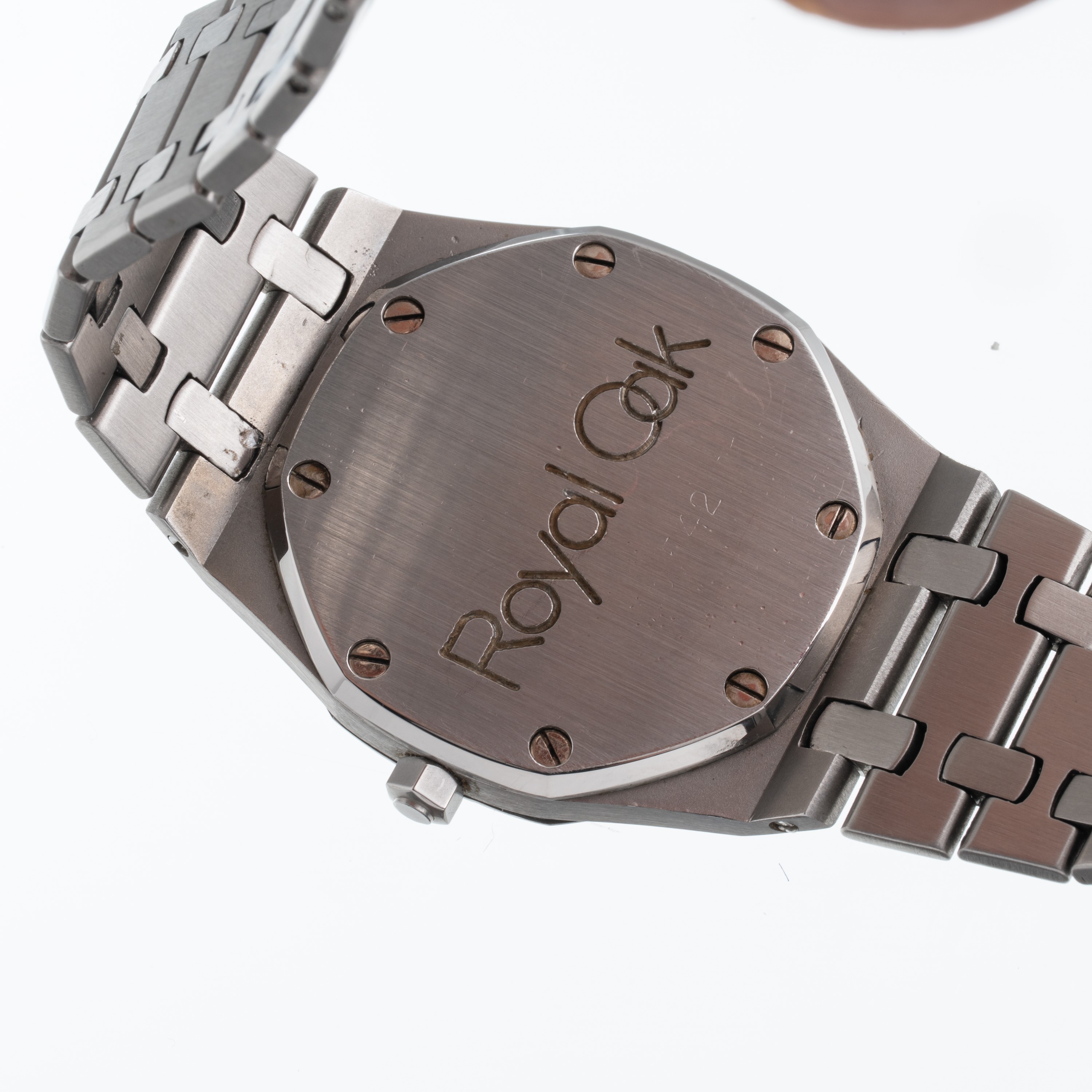 Audemars Piguet - Royal Oak “Tropical”, orologio solo tempo automatico in acciaio con quadrante t...