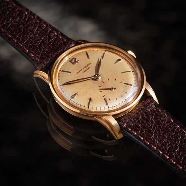 PATEK PHILIPPE - CALATRAVA OROLOGIO SOLO TEMPO A CARICA MANUALE IN ORO ROSA 18 KT CON ANSE E GHIERA  [..]
