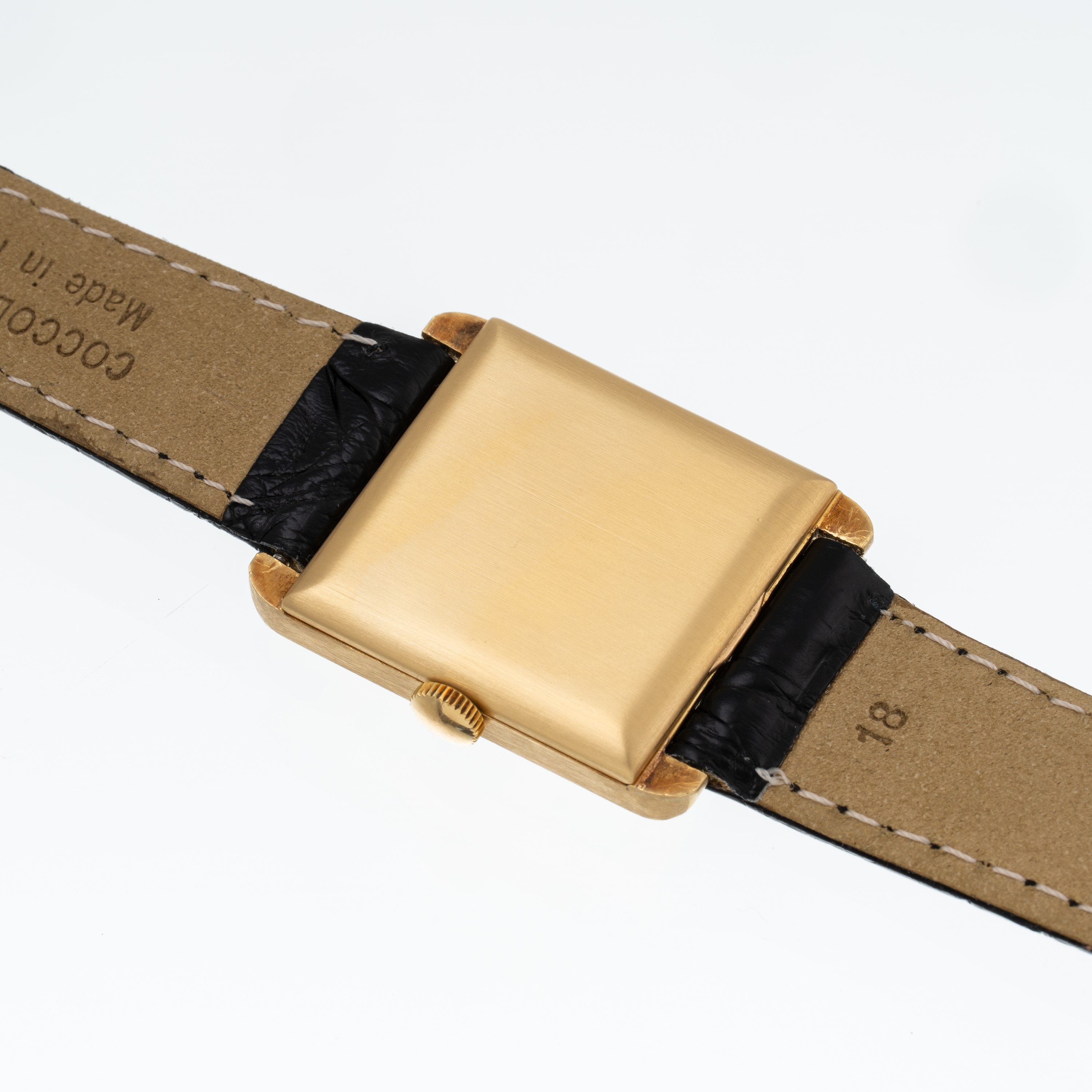 Vacheron Constantin - Tank, orologio solo tempo in oro giallo 18 kt a carica manuale (ref. 6913)