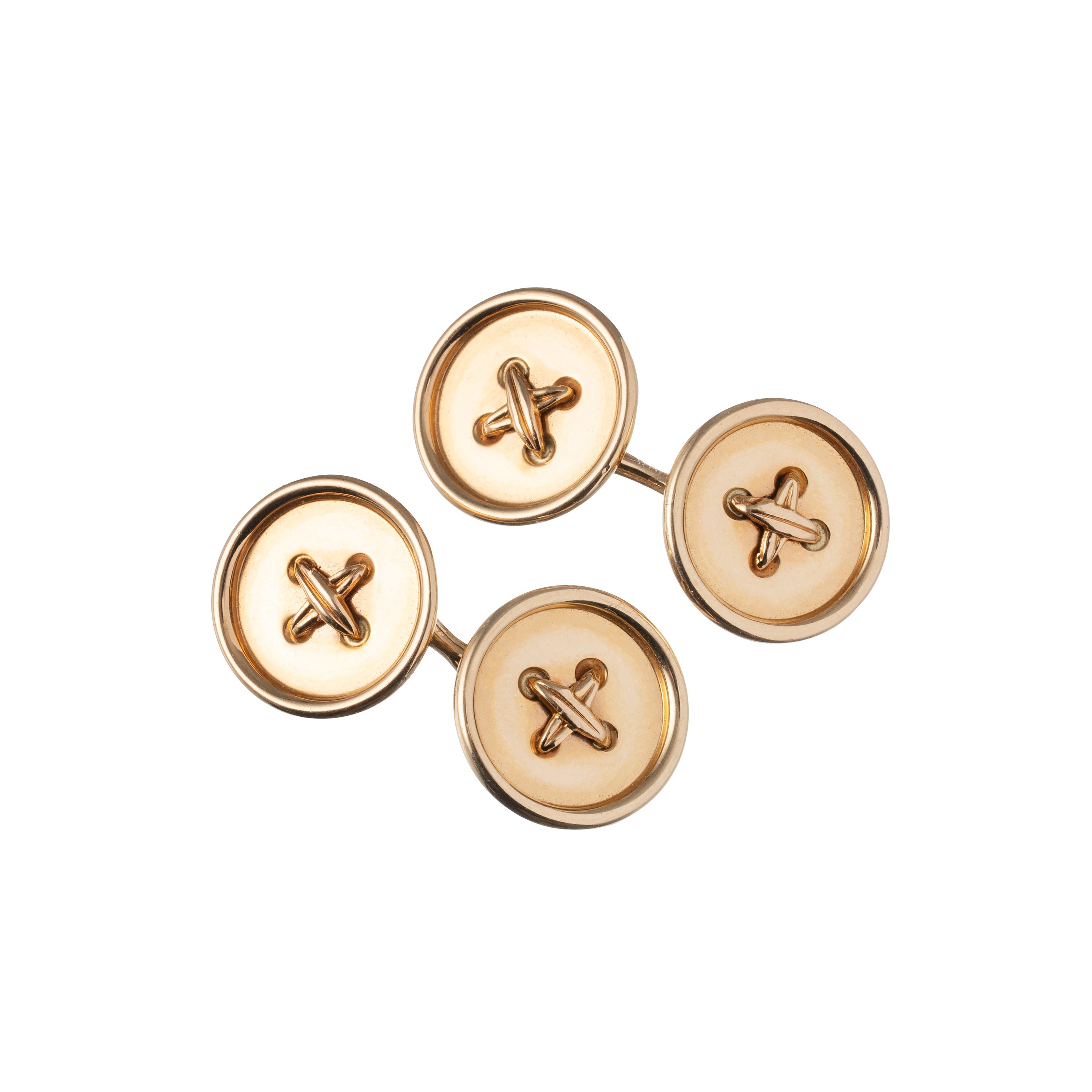 Tiffany & Co - Set di gemelli in oro giallo 14 kt