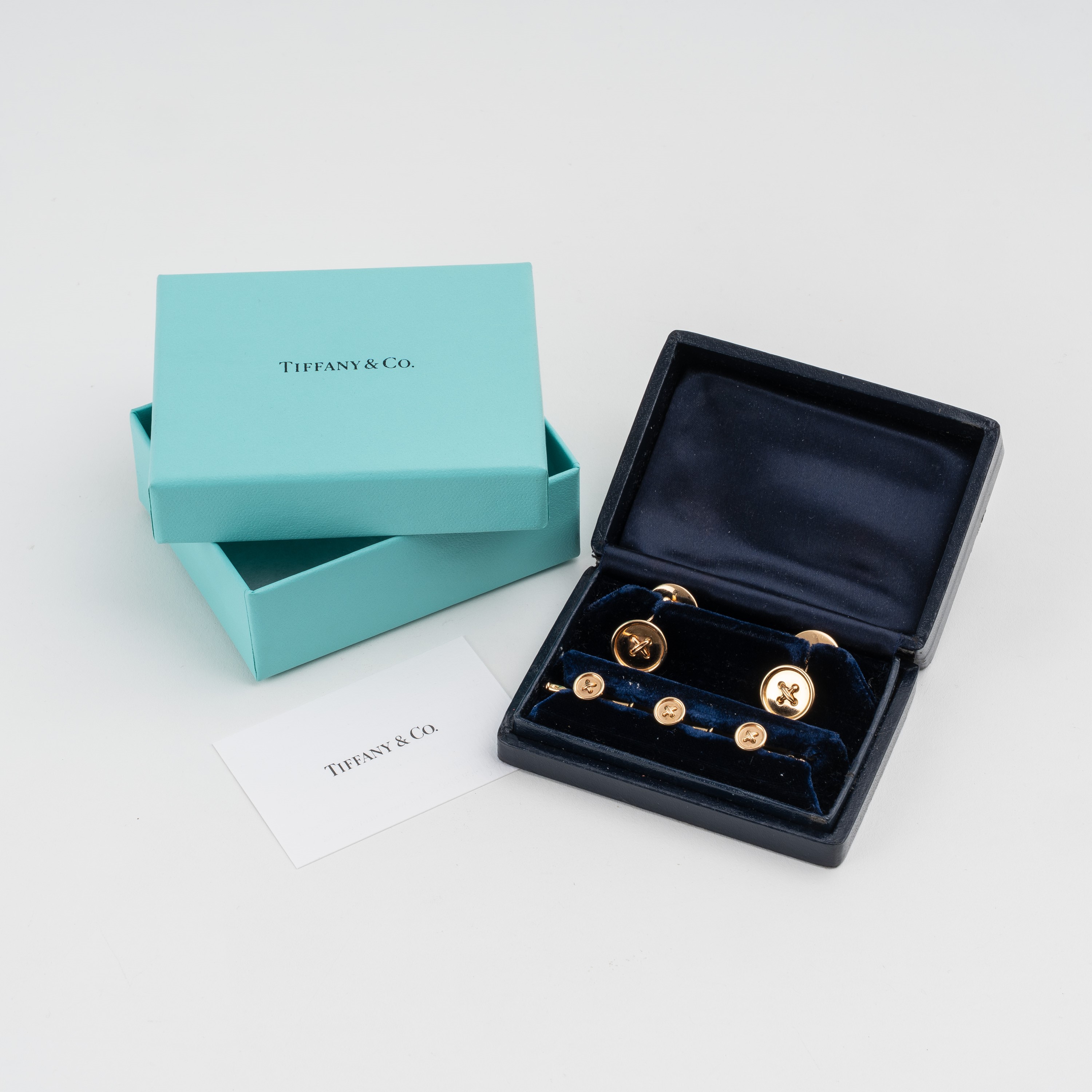 Tiffany & Co - Set di gemelli in oro giallo 14 kt