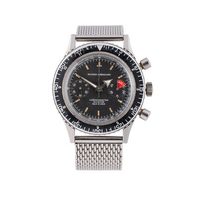 Nivada Grenchen, Sea Diver Chronomaster Aviator 85001 cronografo a carica manuale