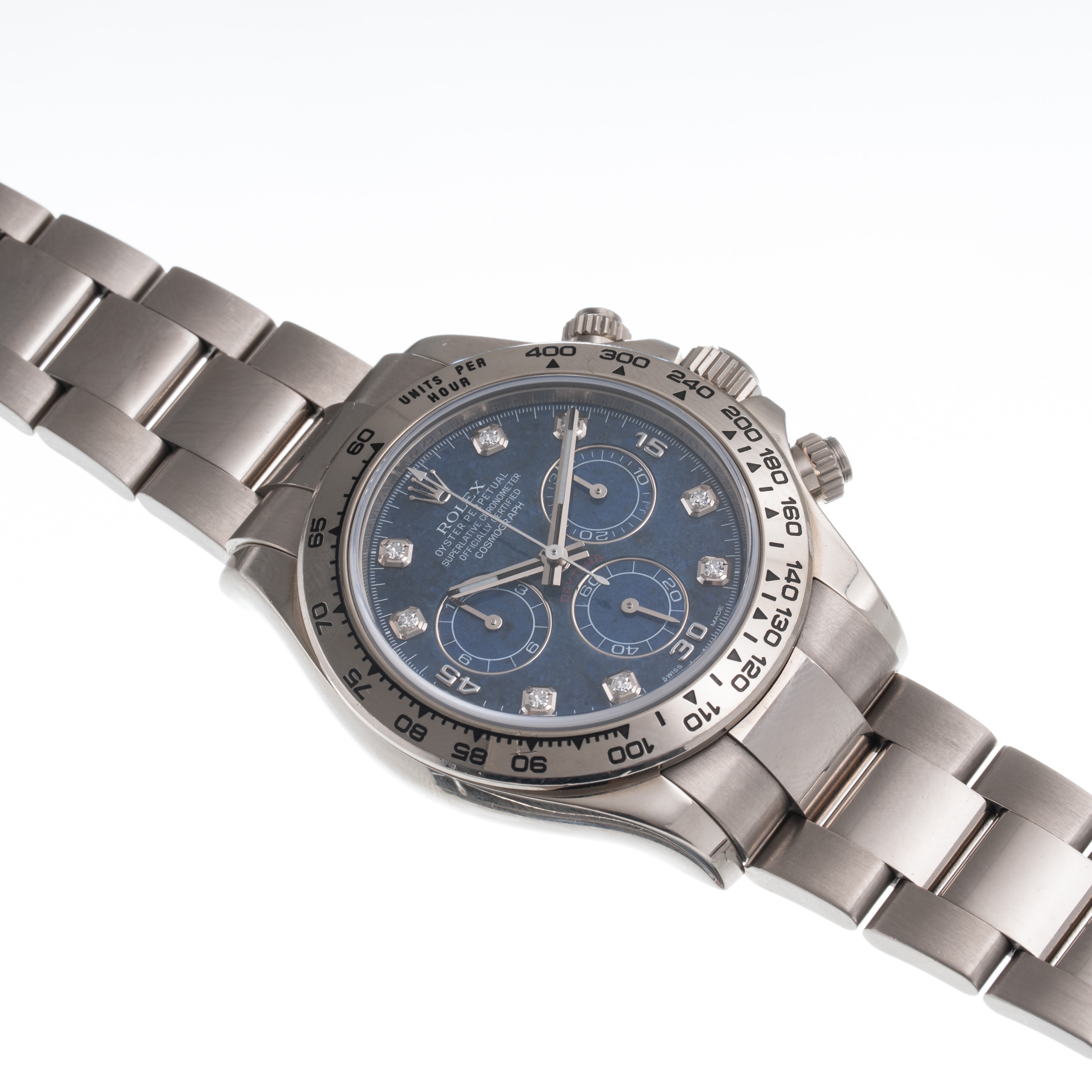 Rolex - Daytona 116509 — cronografo automatico in oro bianco 18 kt con quadrante in sodalite e di...