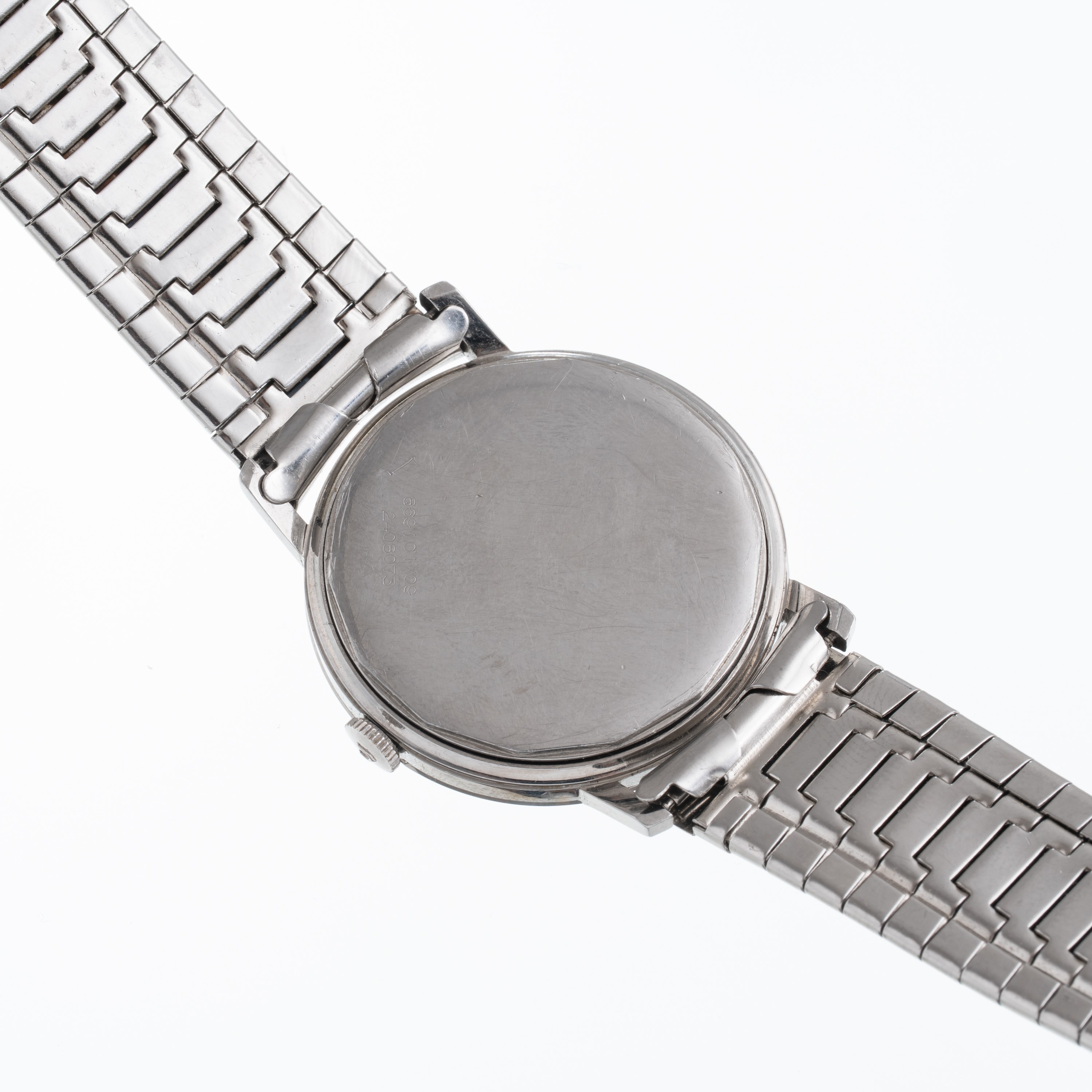 Universal Geneve - Polerouter (Ref. 869101/09) - orologio solo tempo automatico in acciaio con qu...