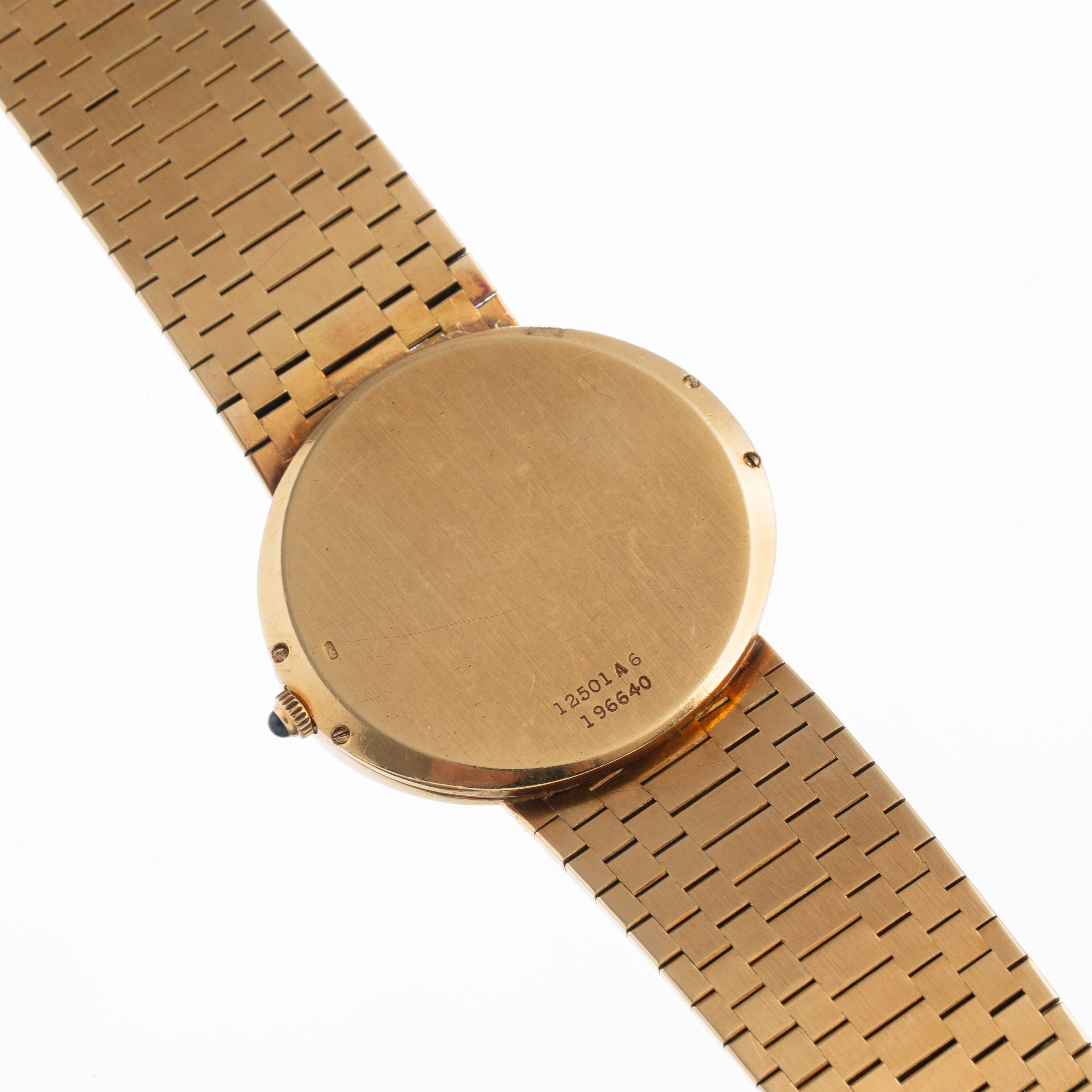 Piaget - Orologio solo tempo a carica automatica in oro giallo 18 kt con bracciale integrato e la...