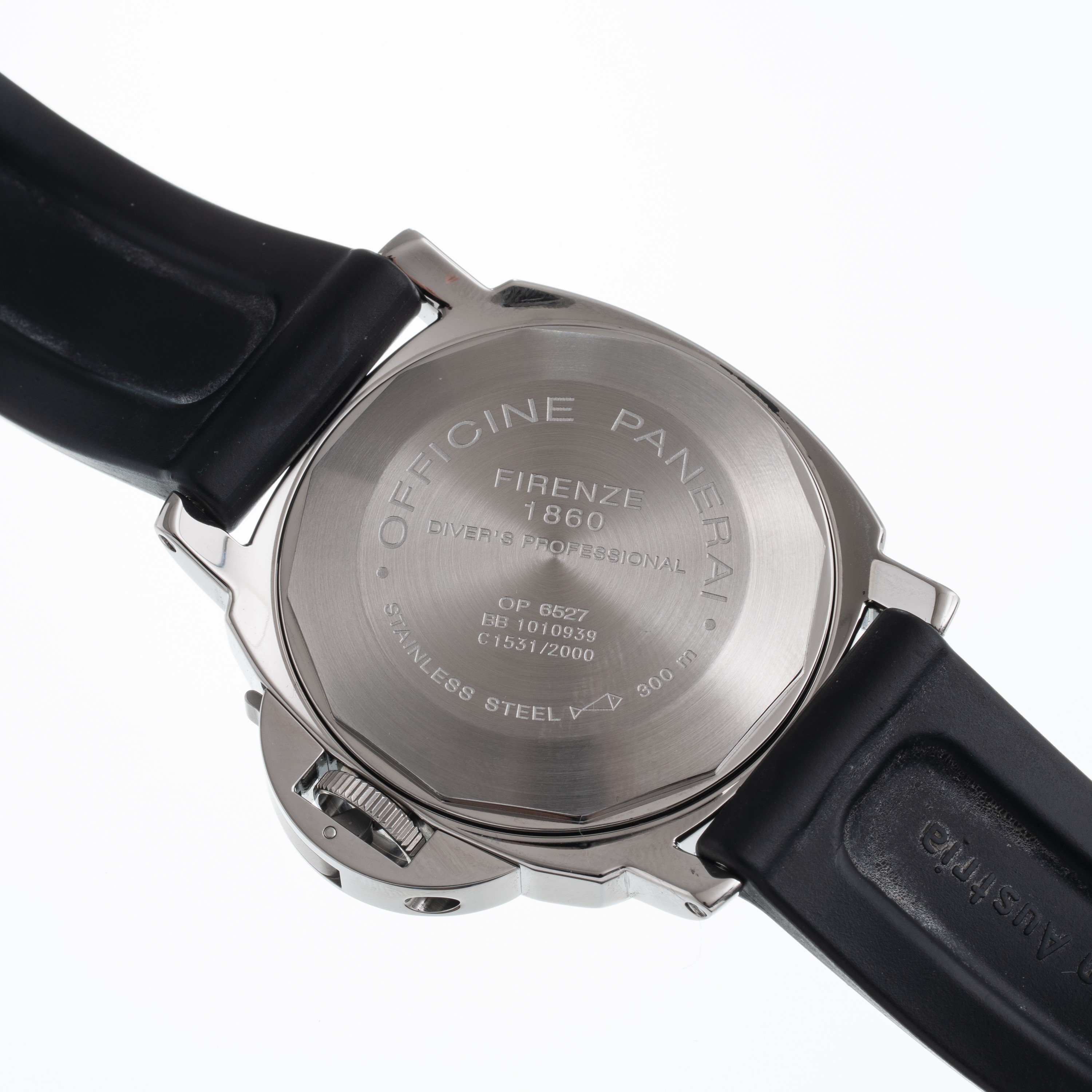 Panerai - PAM 2402 Orologio solo tempo a carica automatica in acciaio con quadrante nero e datari...