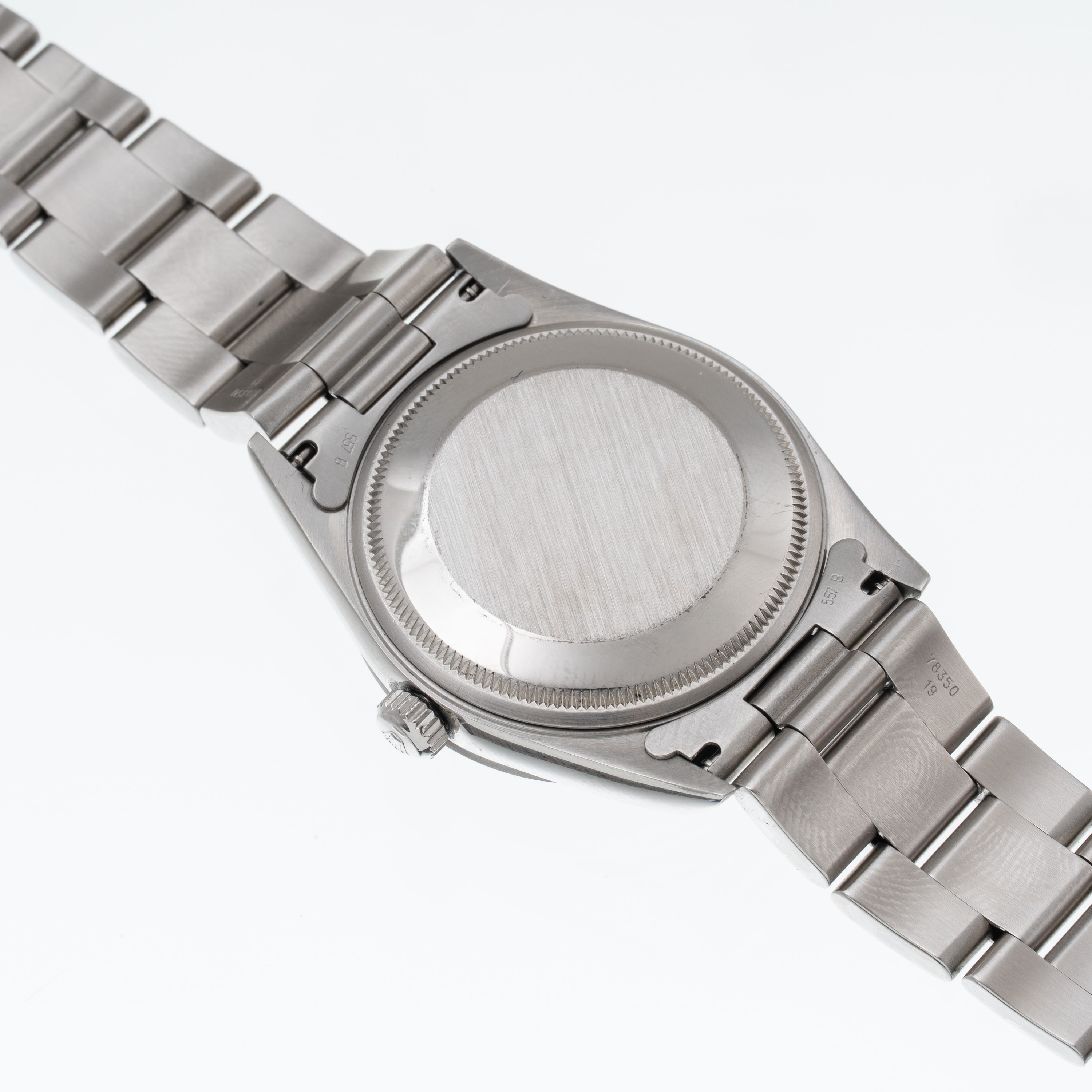 Rolex - Air-King Precision 14000, solo tempo automatico in acciaio con quadrante blu