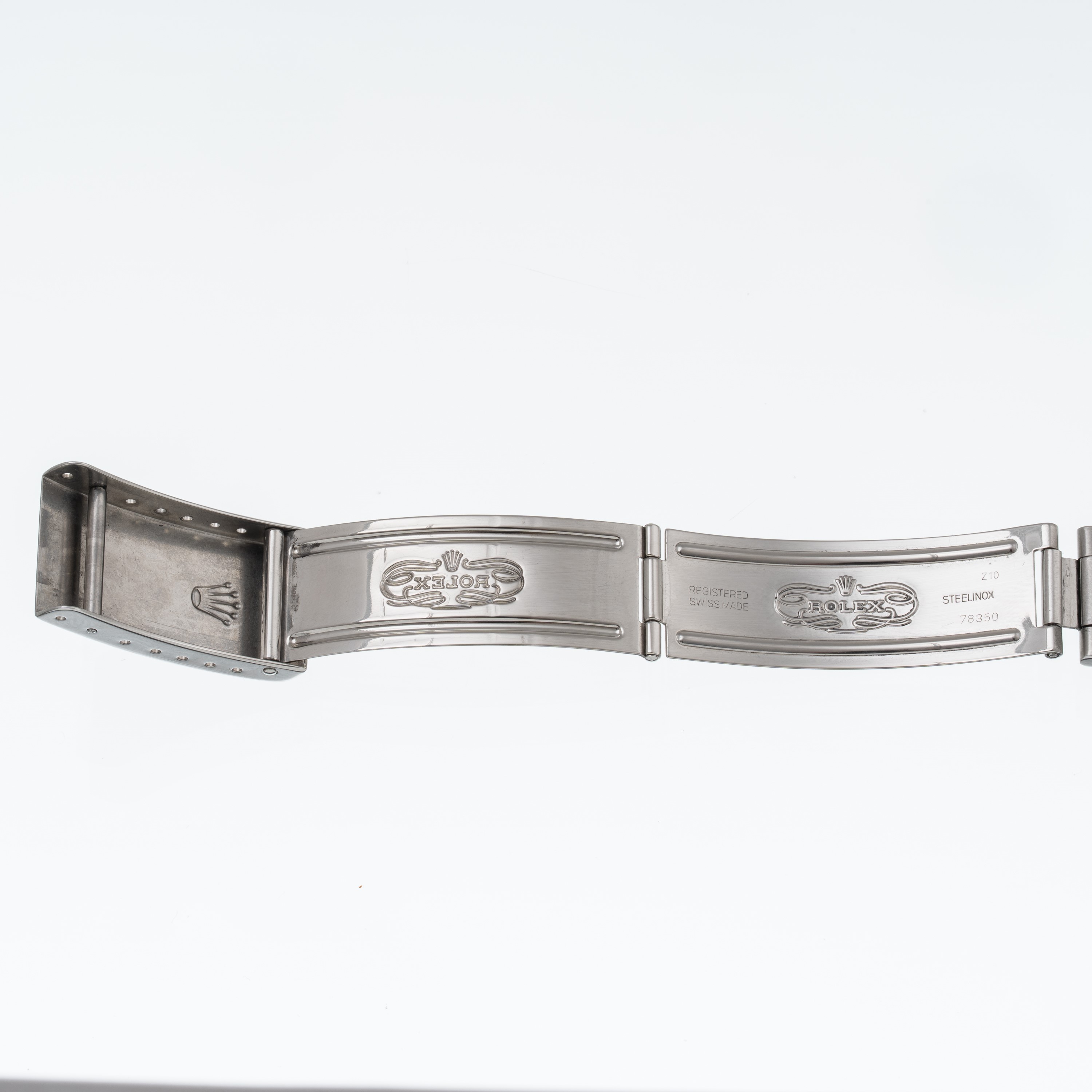 Rolex - Air-King Precision 14000, solo tempo automatico in acciaio con quadrante blu