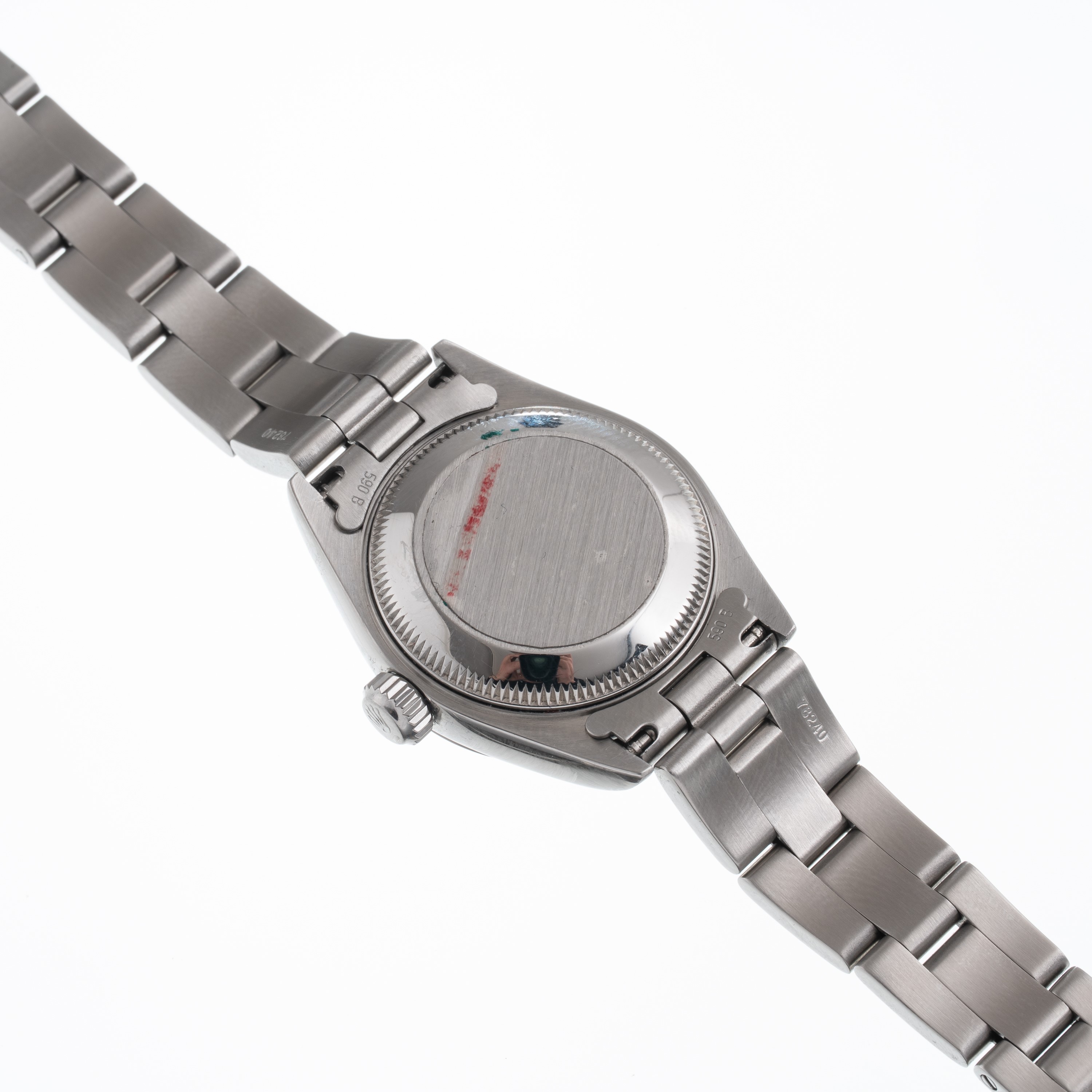 Rolex - Oyster Perpetual Date Lady 69160 (1997) — acciaio, quadrante bianco, carica automatica